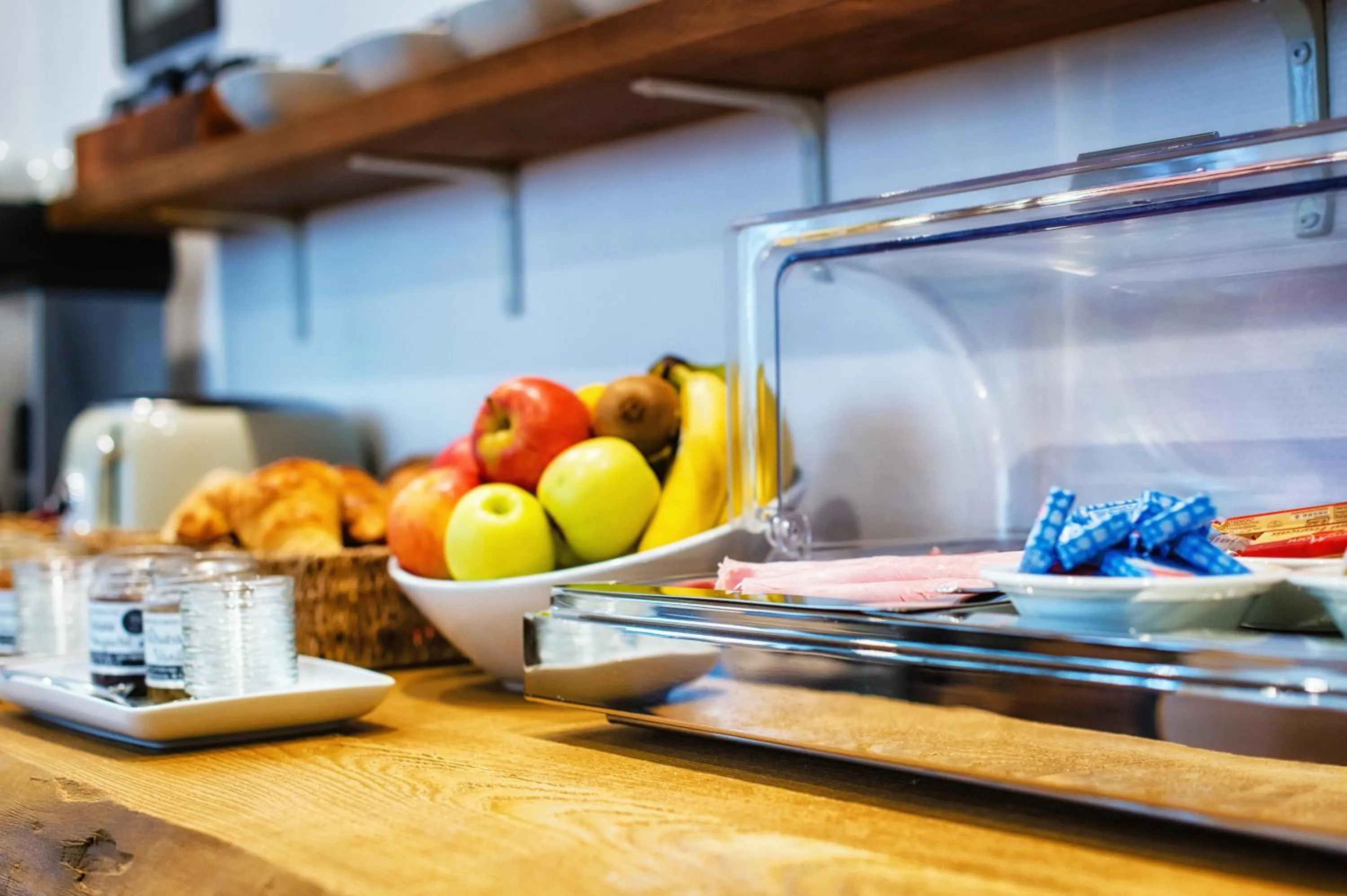 Buffet breakfast in Hôtel Victor Hugo Lorient