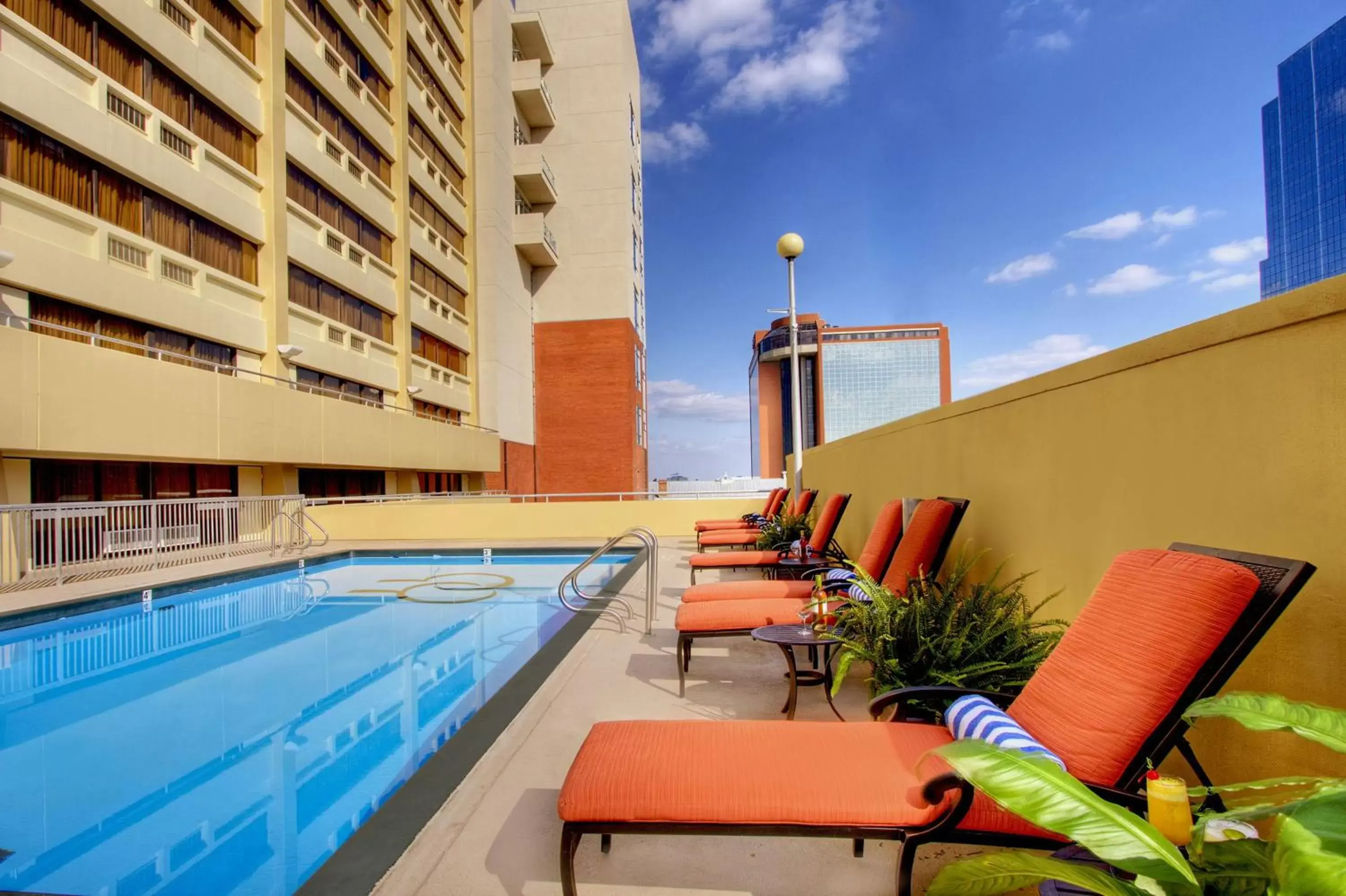 Pool view in DoubleTree by Hilton Little Rock Pool view in DoubleTree by Hilton Little Rock