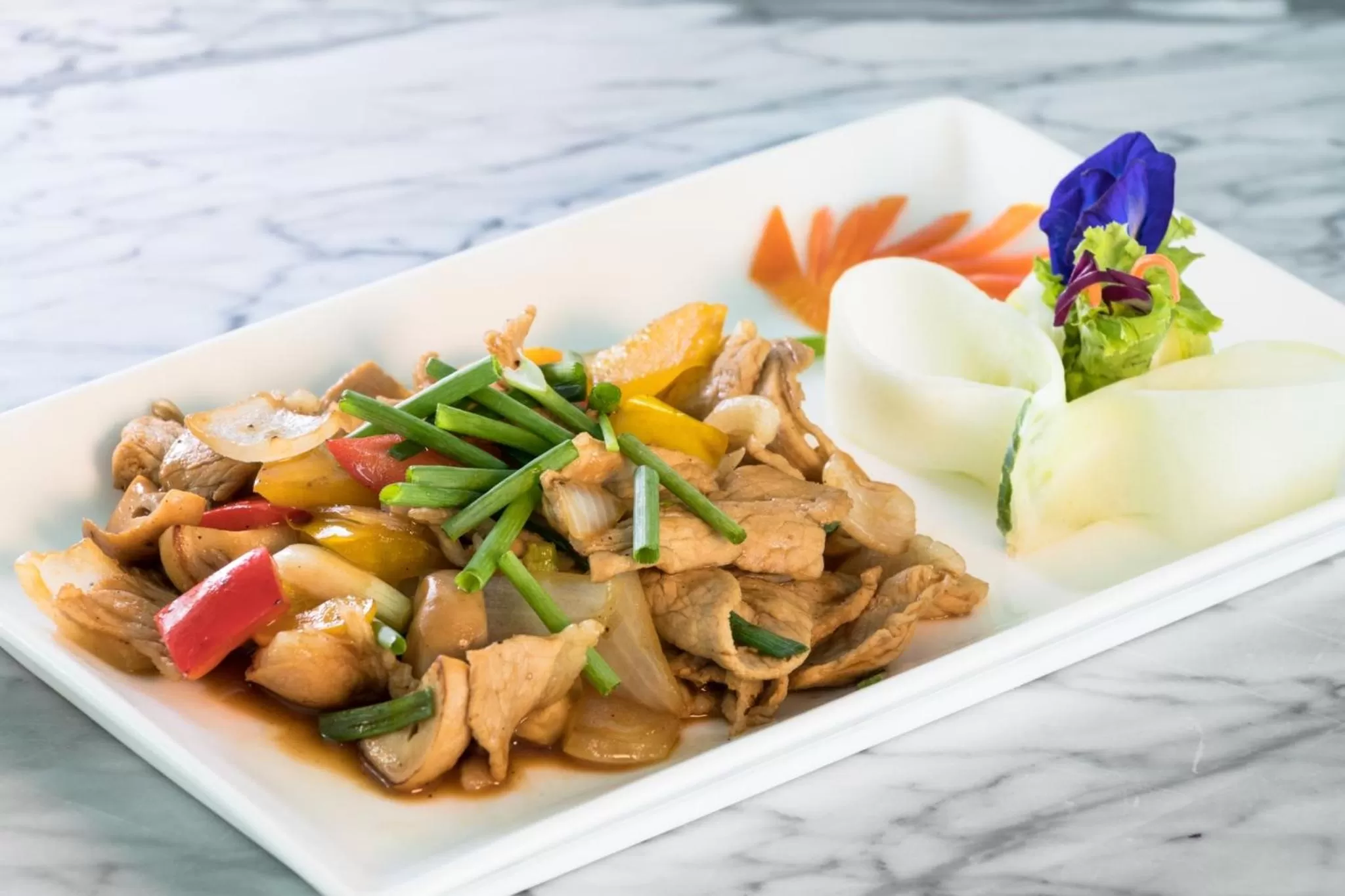 Food close-up in P Plus Hotel