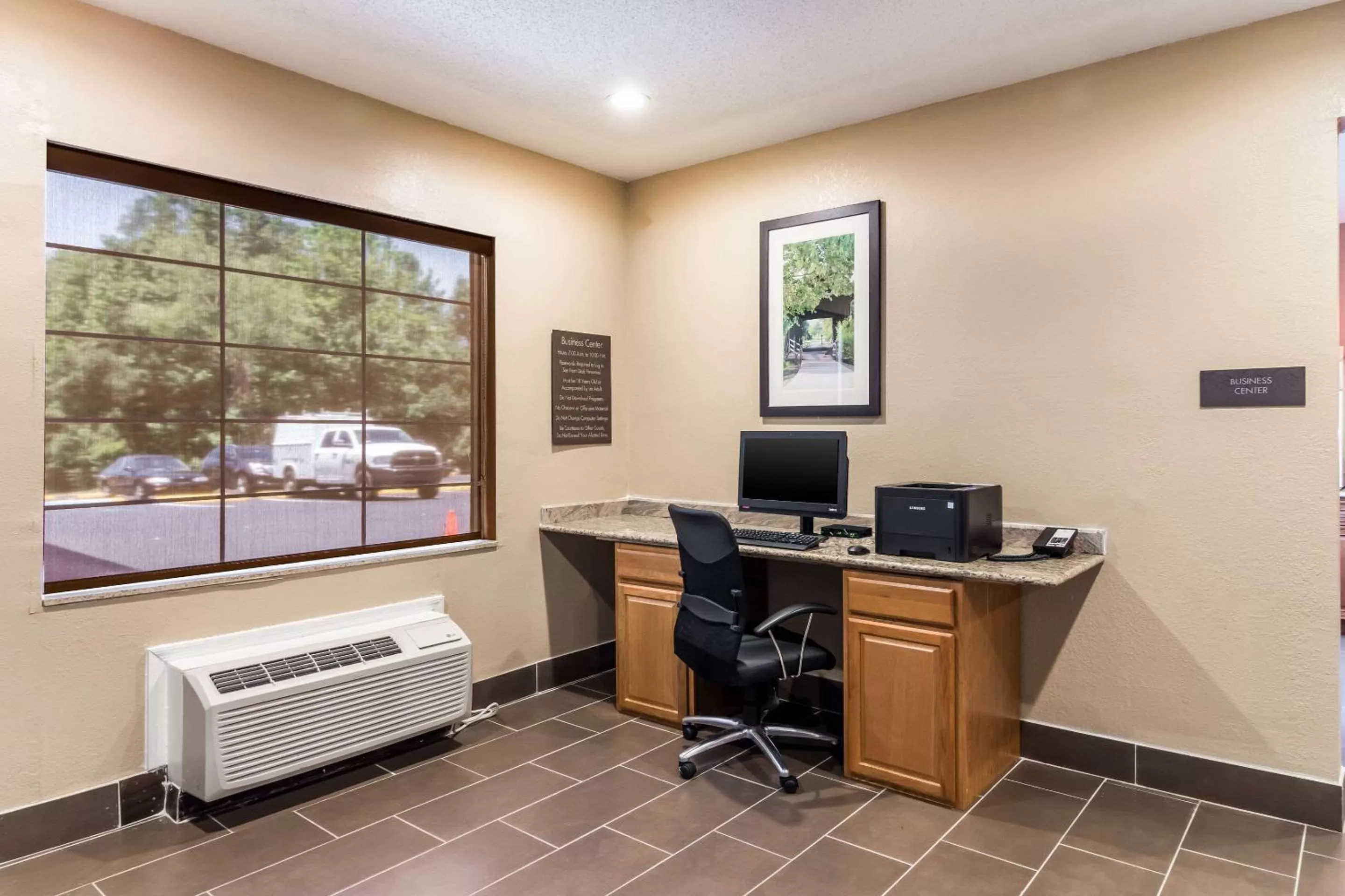 On site in Comfort Suites Eufaula North