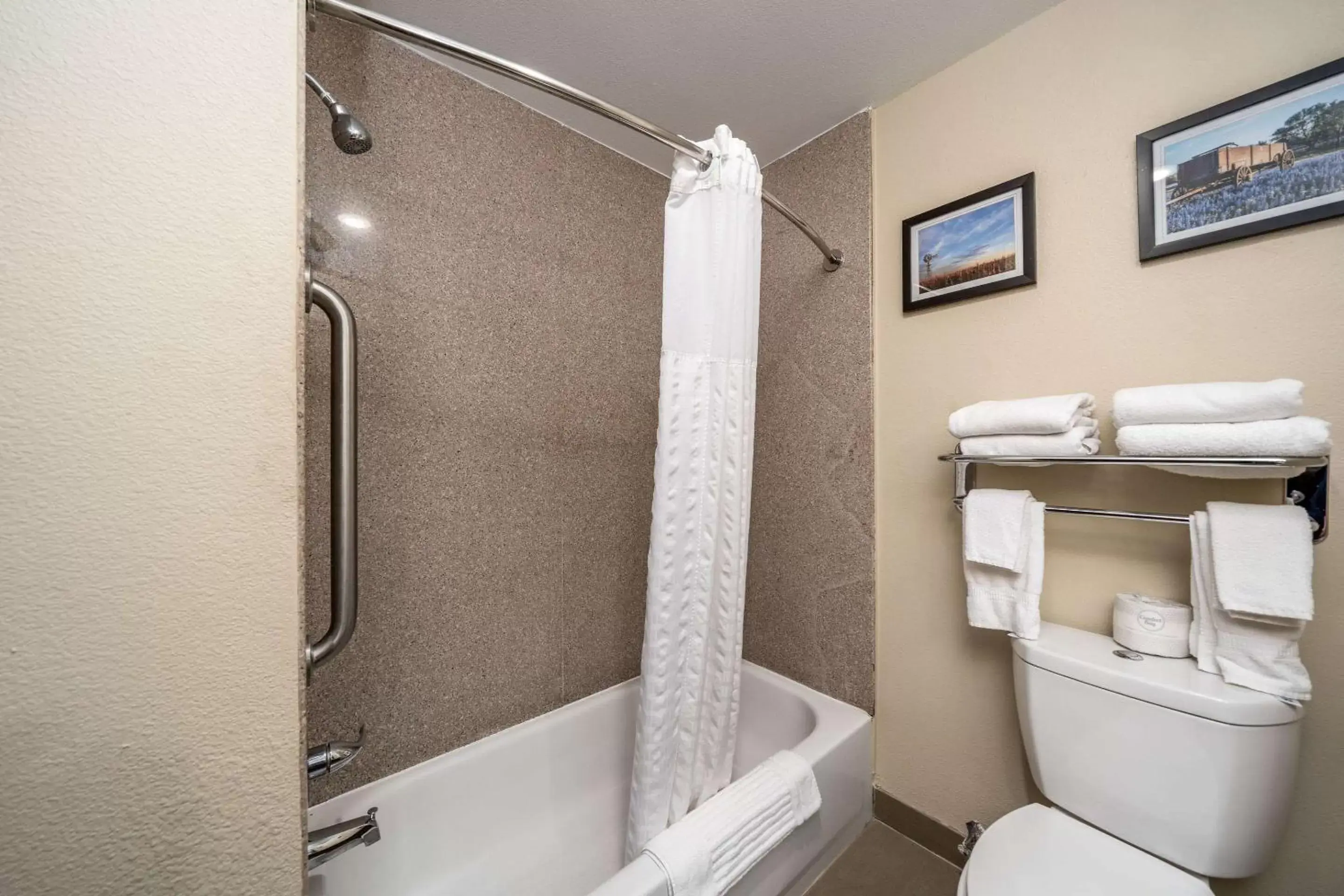 Bedroom, Bathroom in Comfort Suites University Abilene