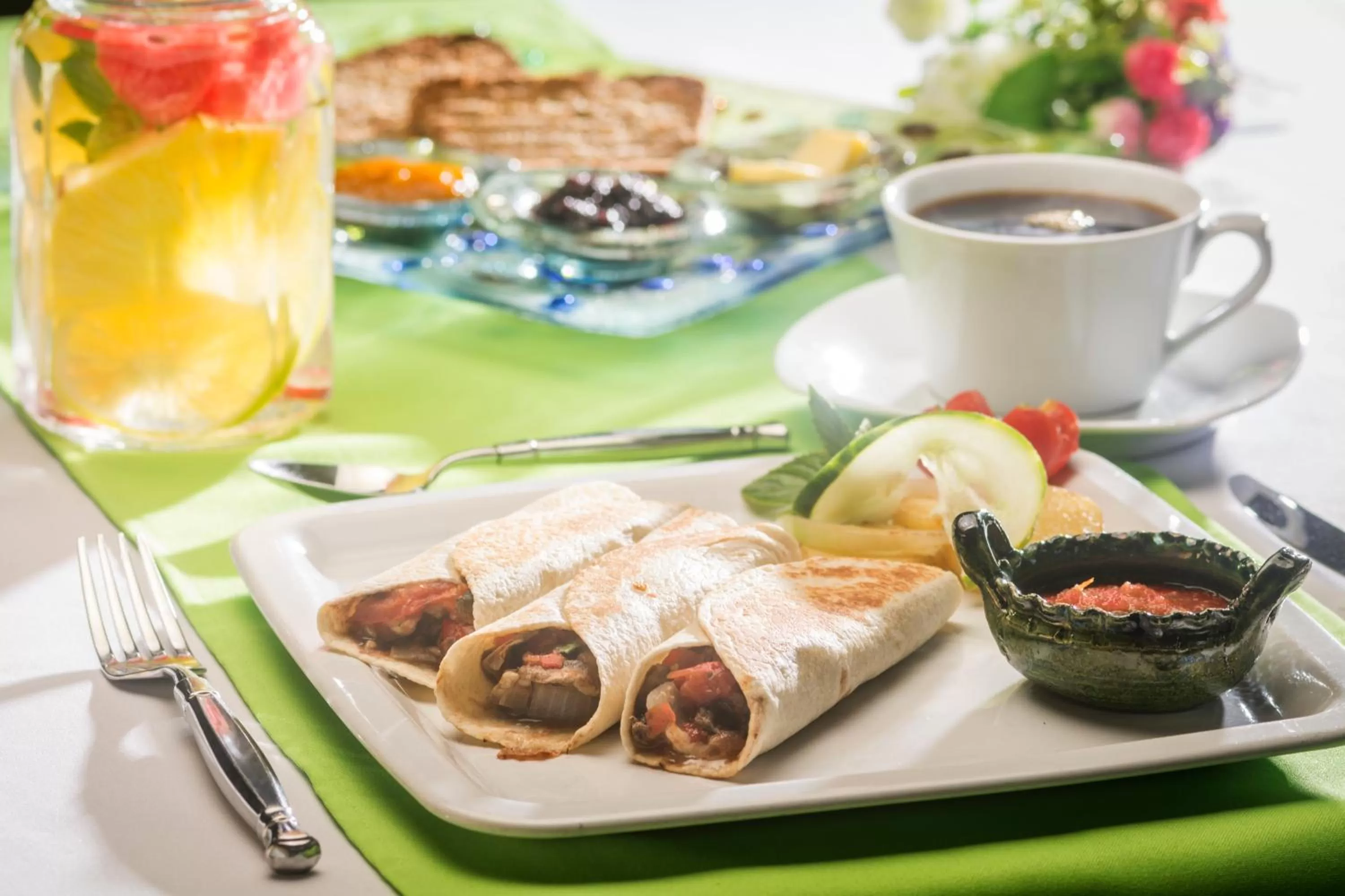 Breakfast in Hotel Villa Mozart y Macondo