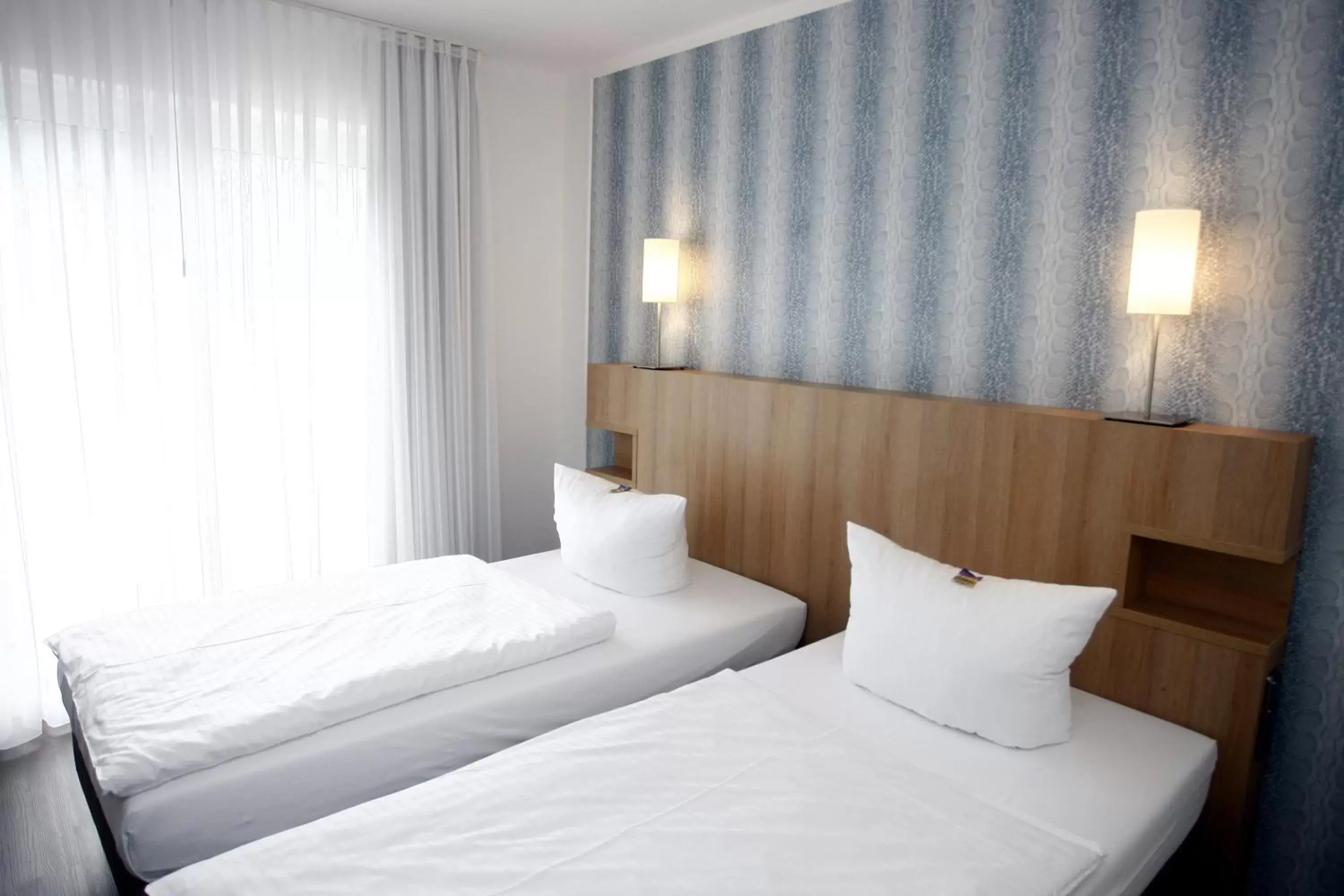 Bed in Hotel Westerkamp