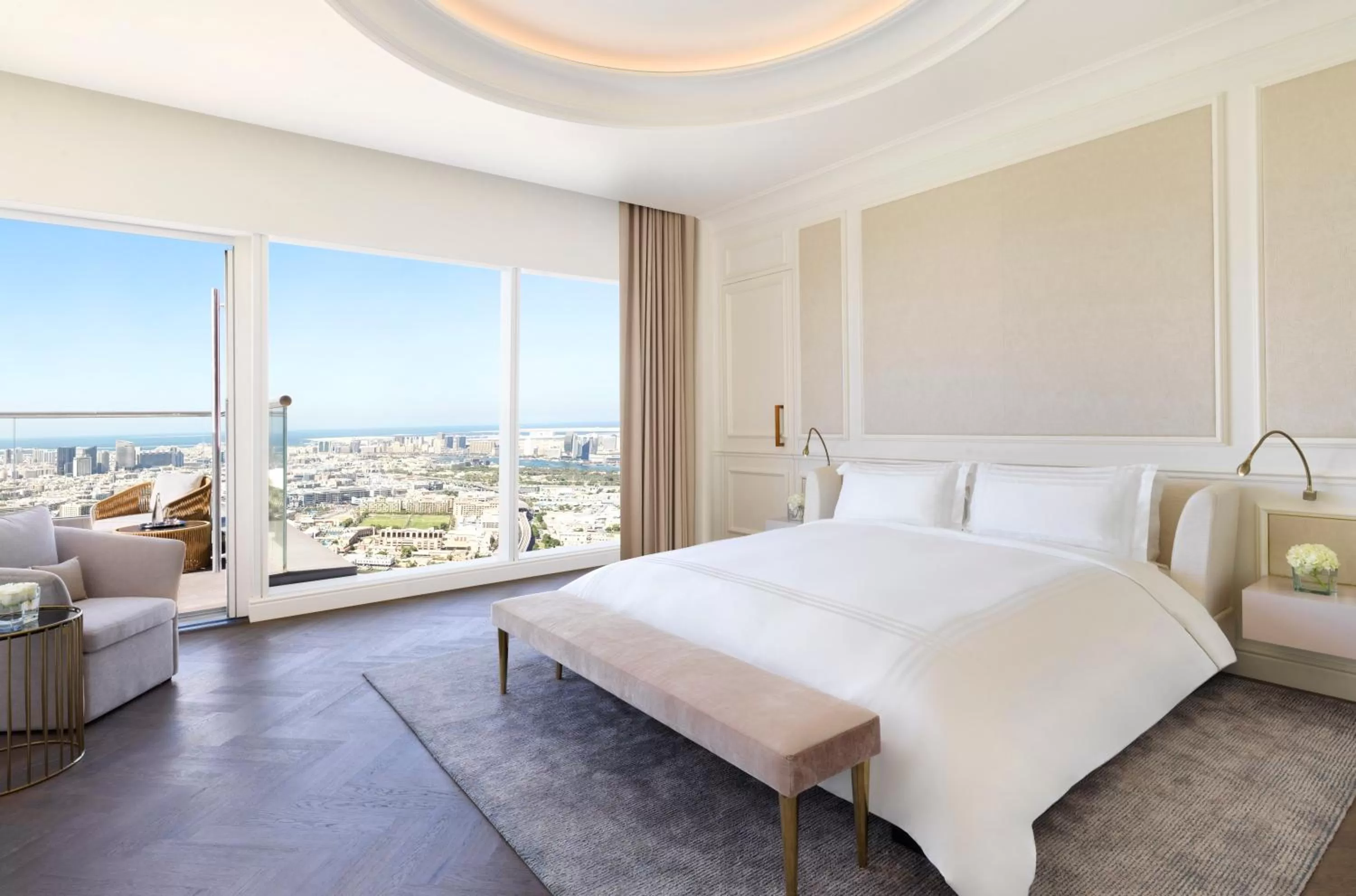 Bed in Sofitel Dubai The Obelisk