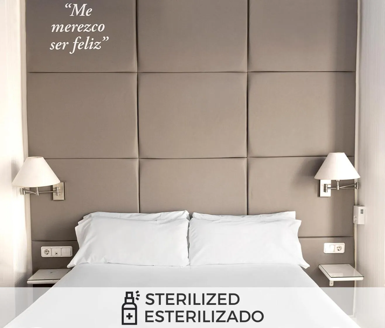 Decorative detail, Bed in Erase un Hotel