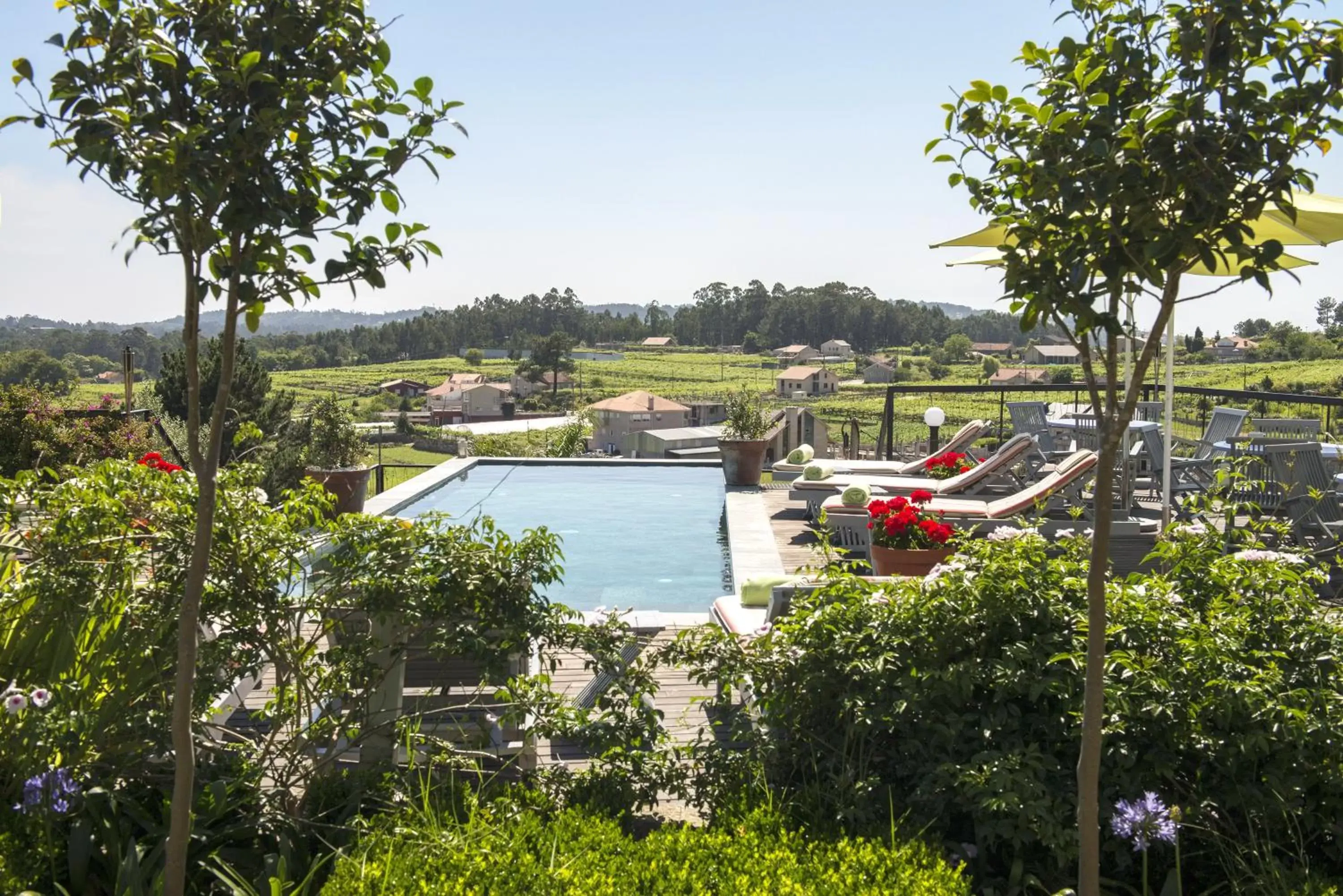 Swimming pool in Quinta de San Amaro Rias Baixas