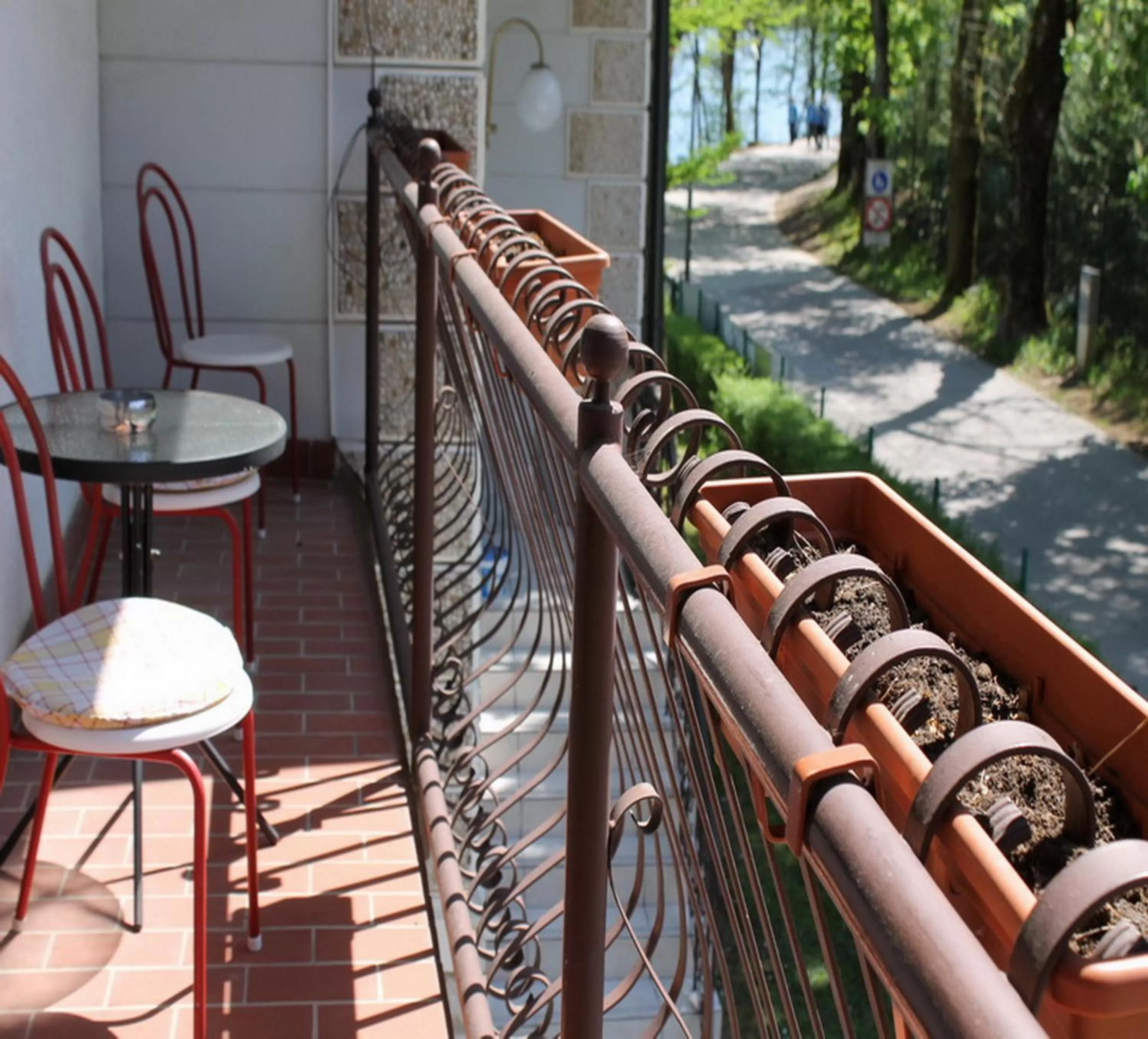 Balcony/Terrace in Penzion Zaka