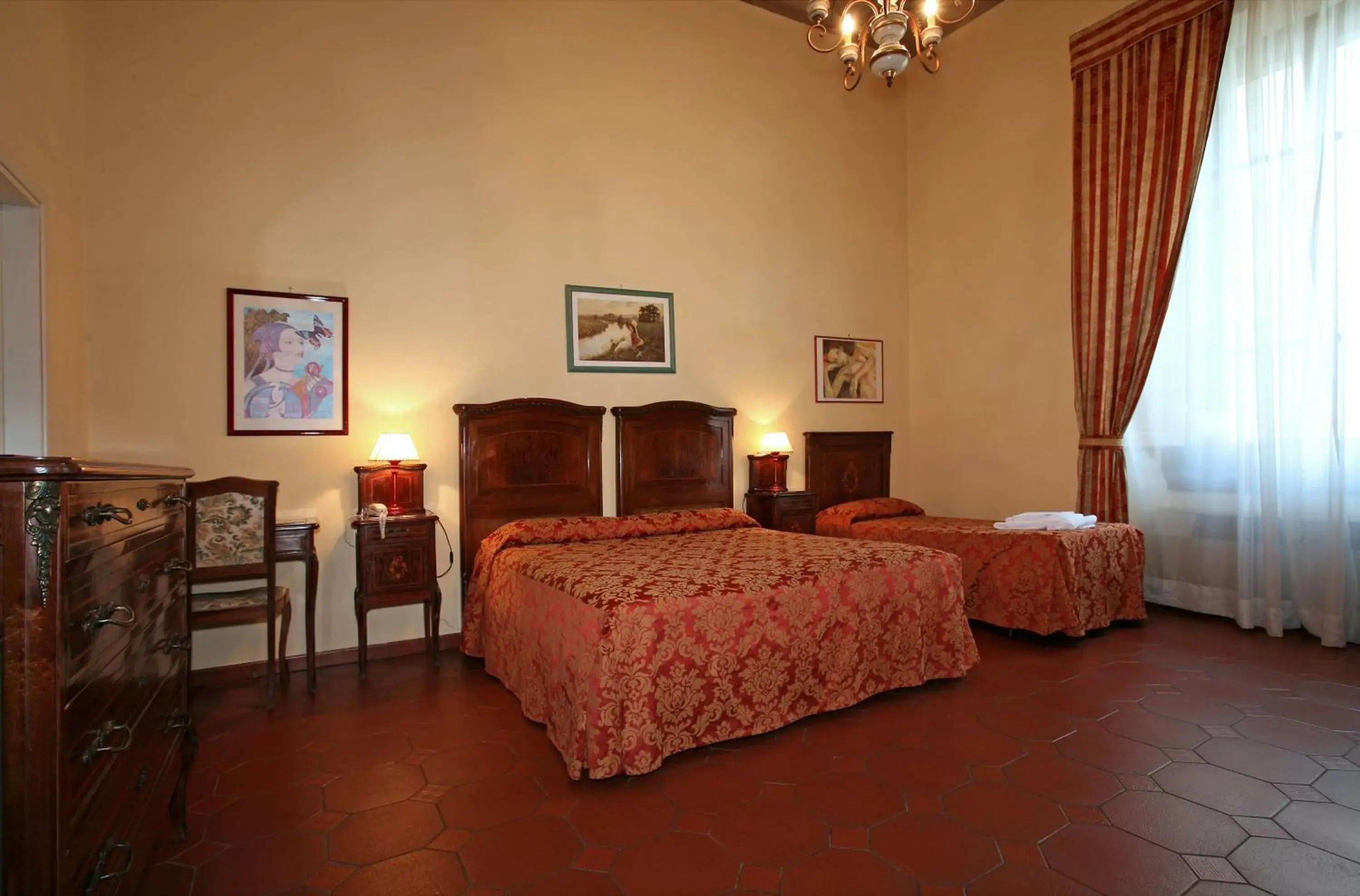 Bed in Hotel Villa Liana