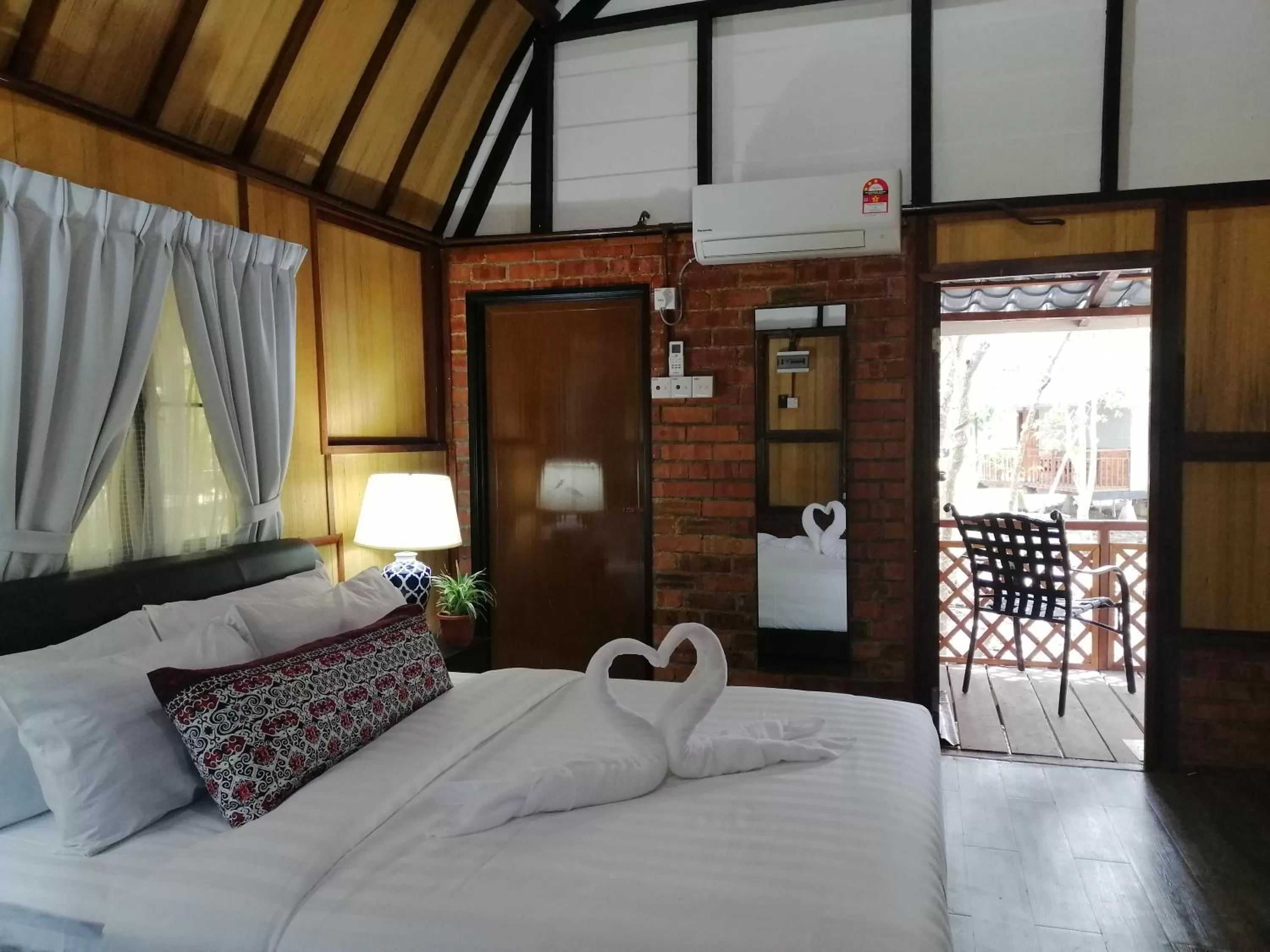 Bed in Api-api Eco Chalet