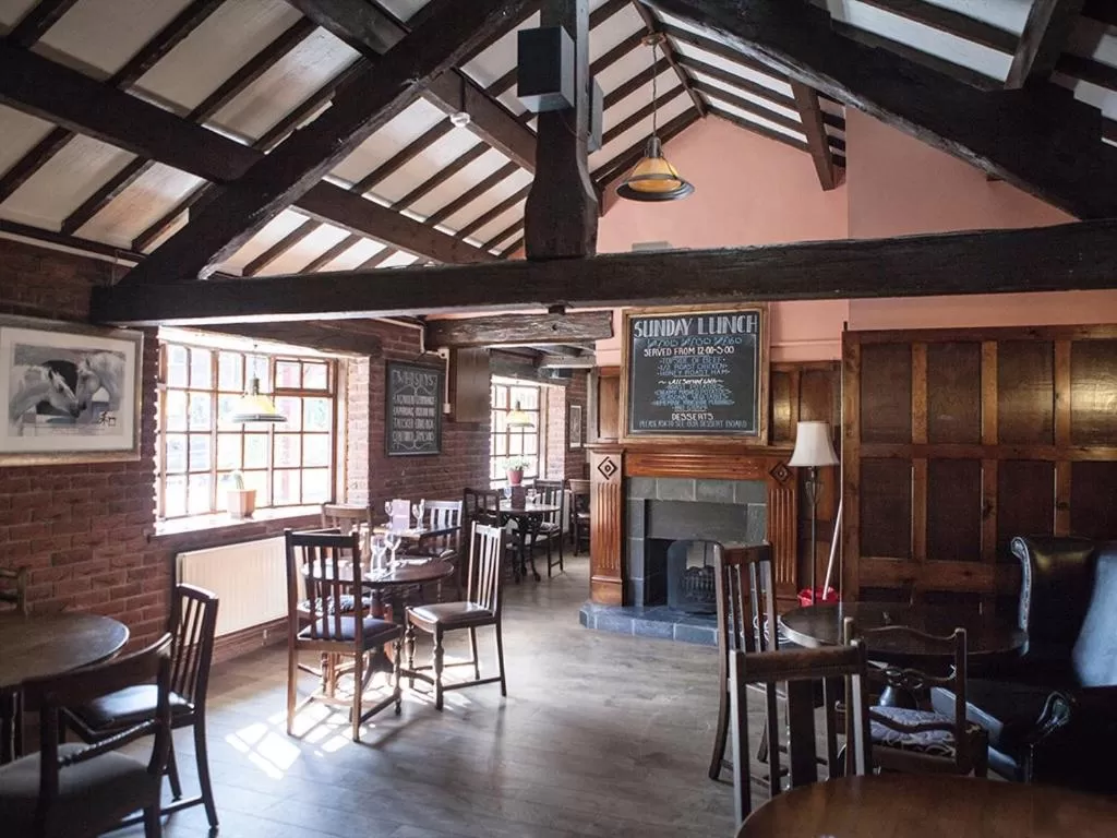 Dining area in The Crewe Arms Hotel