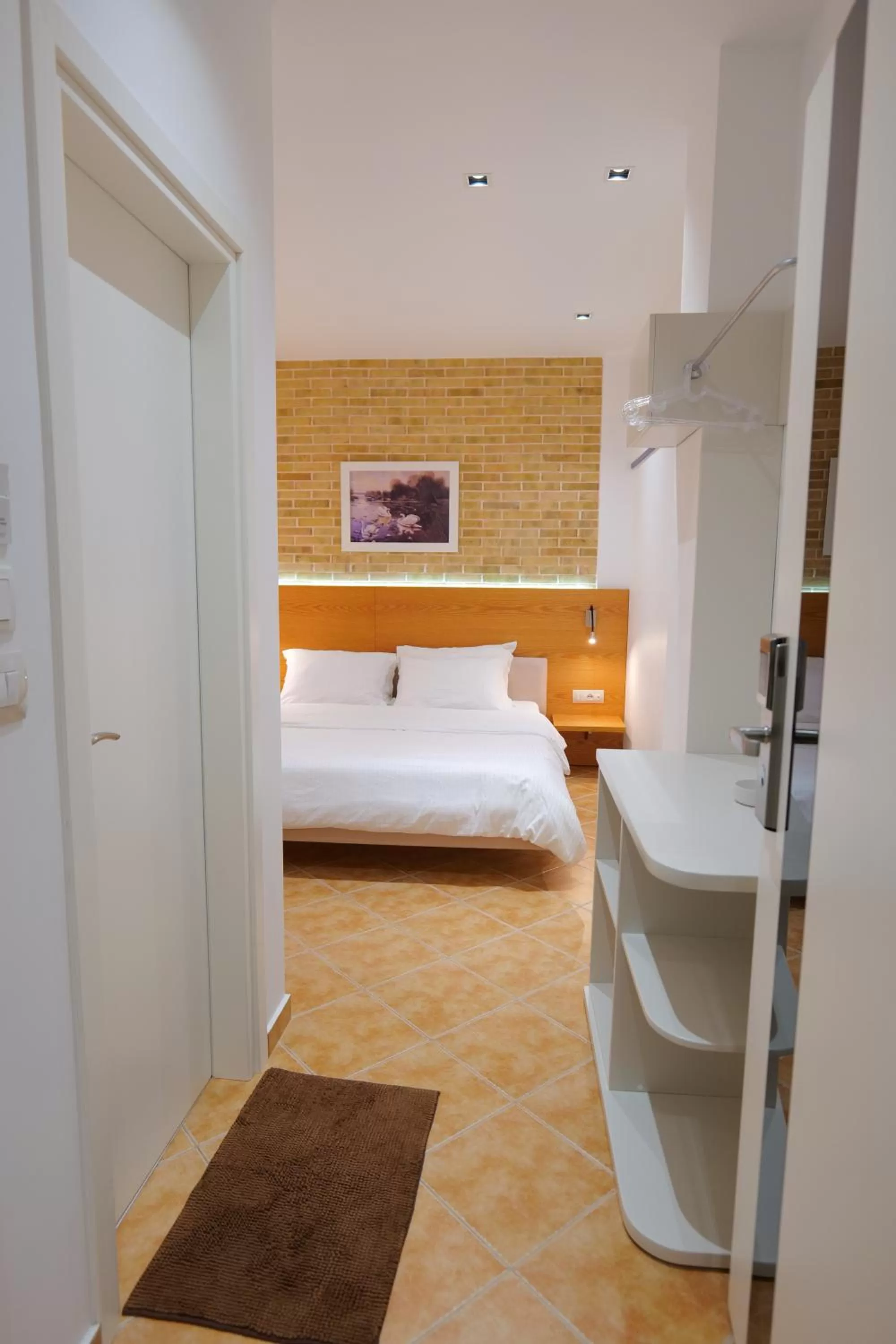 Living room, Bed in Hotel Piccolino