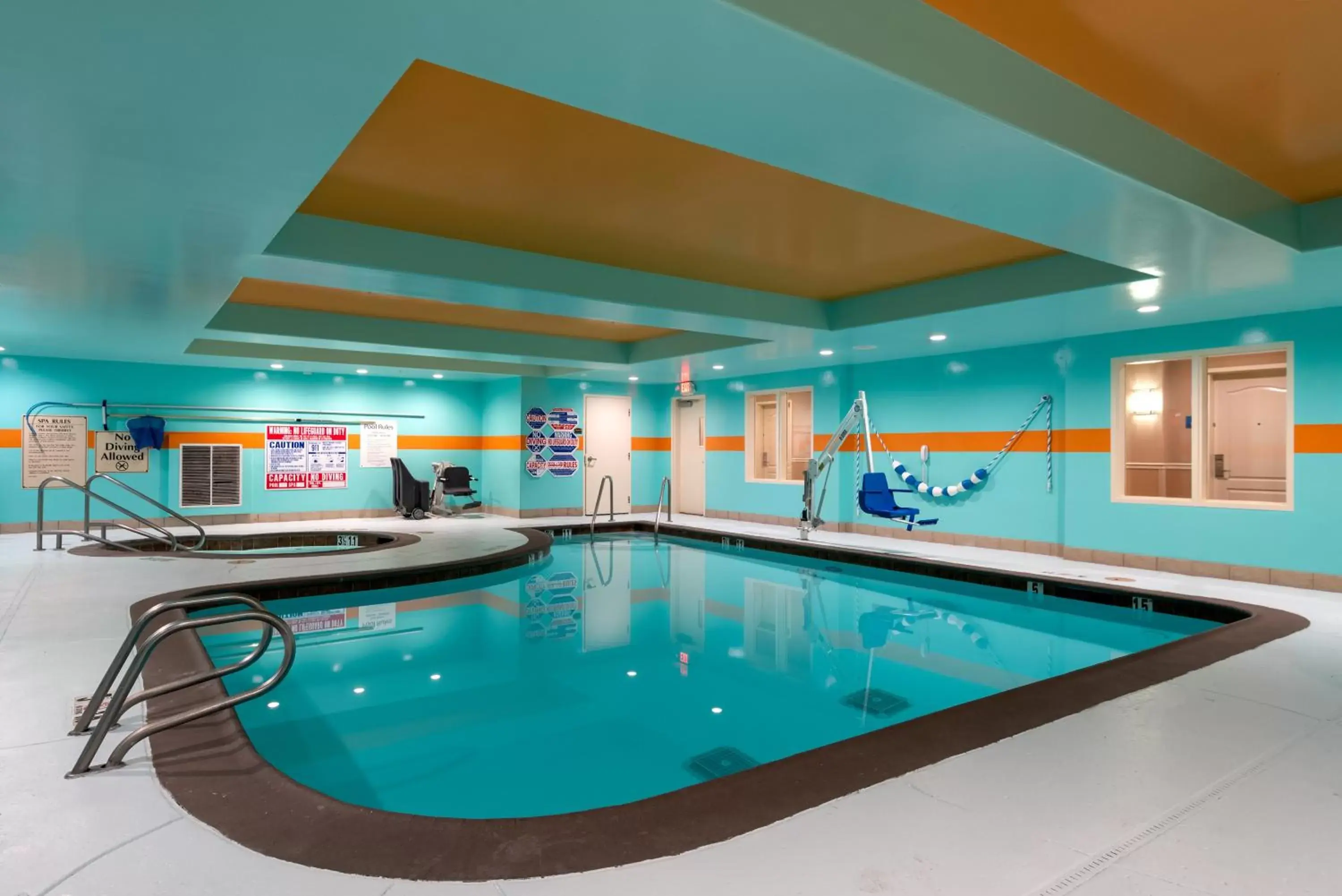 Swimming Pool in Holiday Inn Express Lathrop - South Stockton, an IHG Hotel