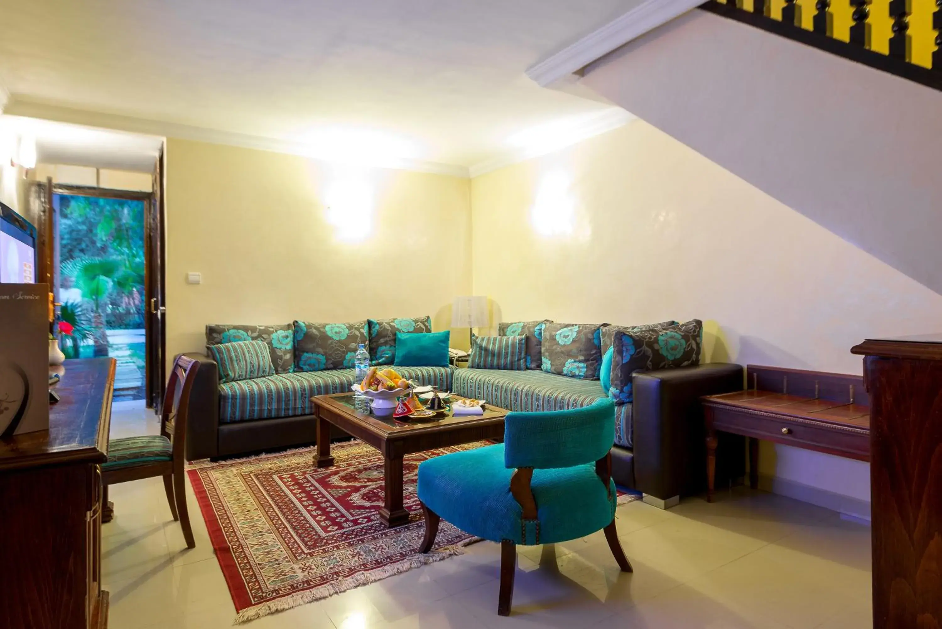 Living room, Seating Area in Hotel Farah Marrakech