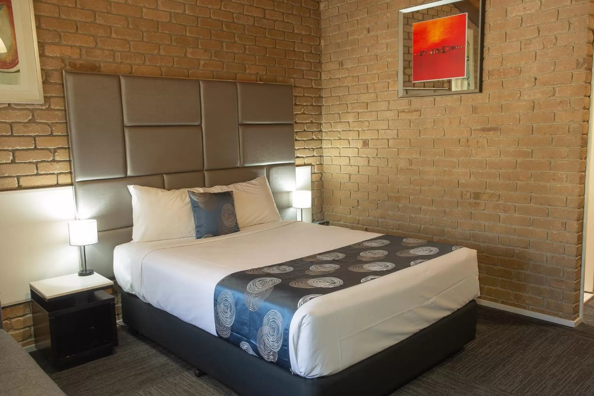 Bed in Goldfields Motel
