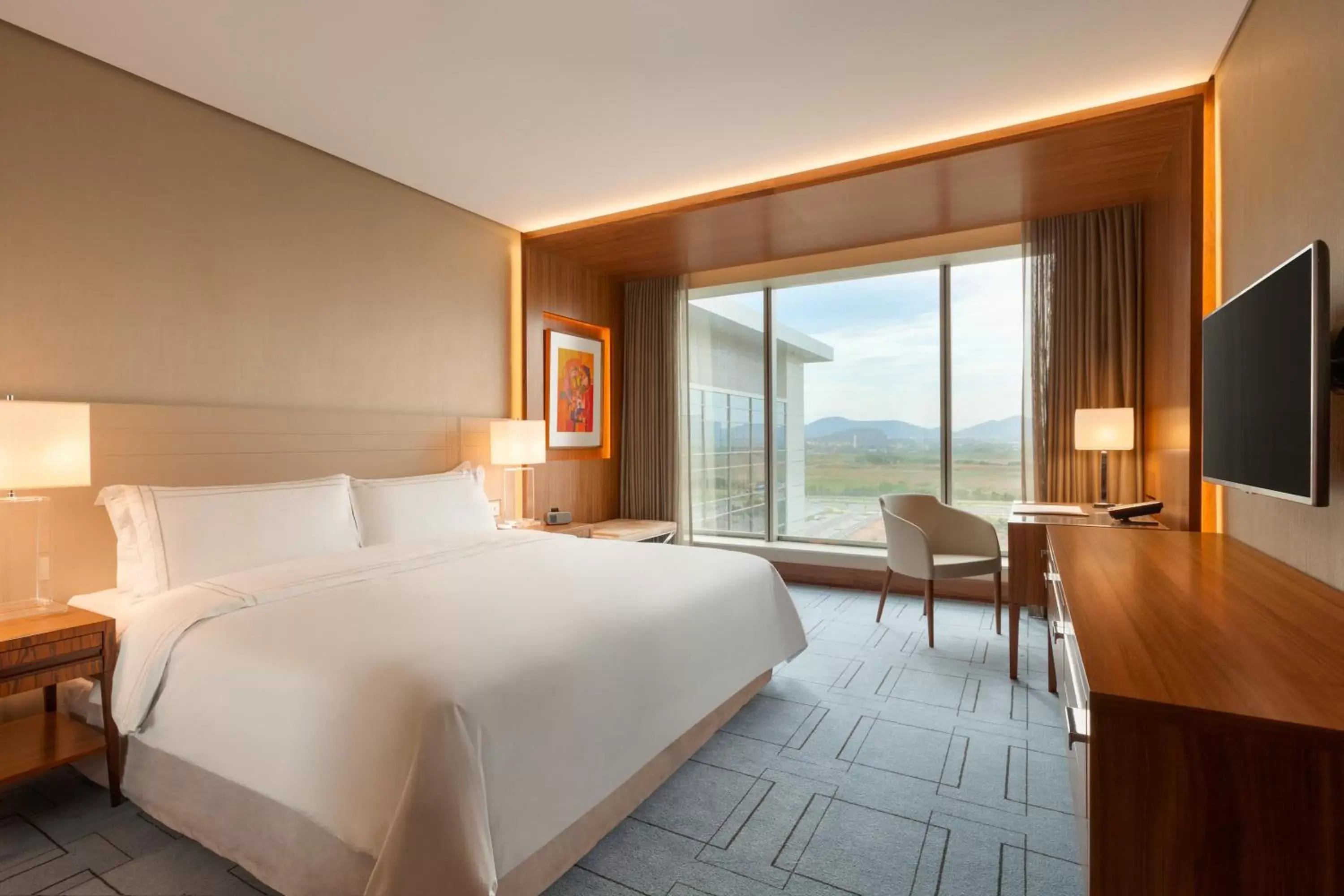 Bed, Mountain View in Hilton Barra Rio de Janeiro