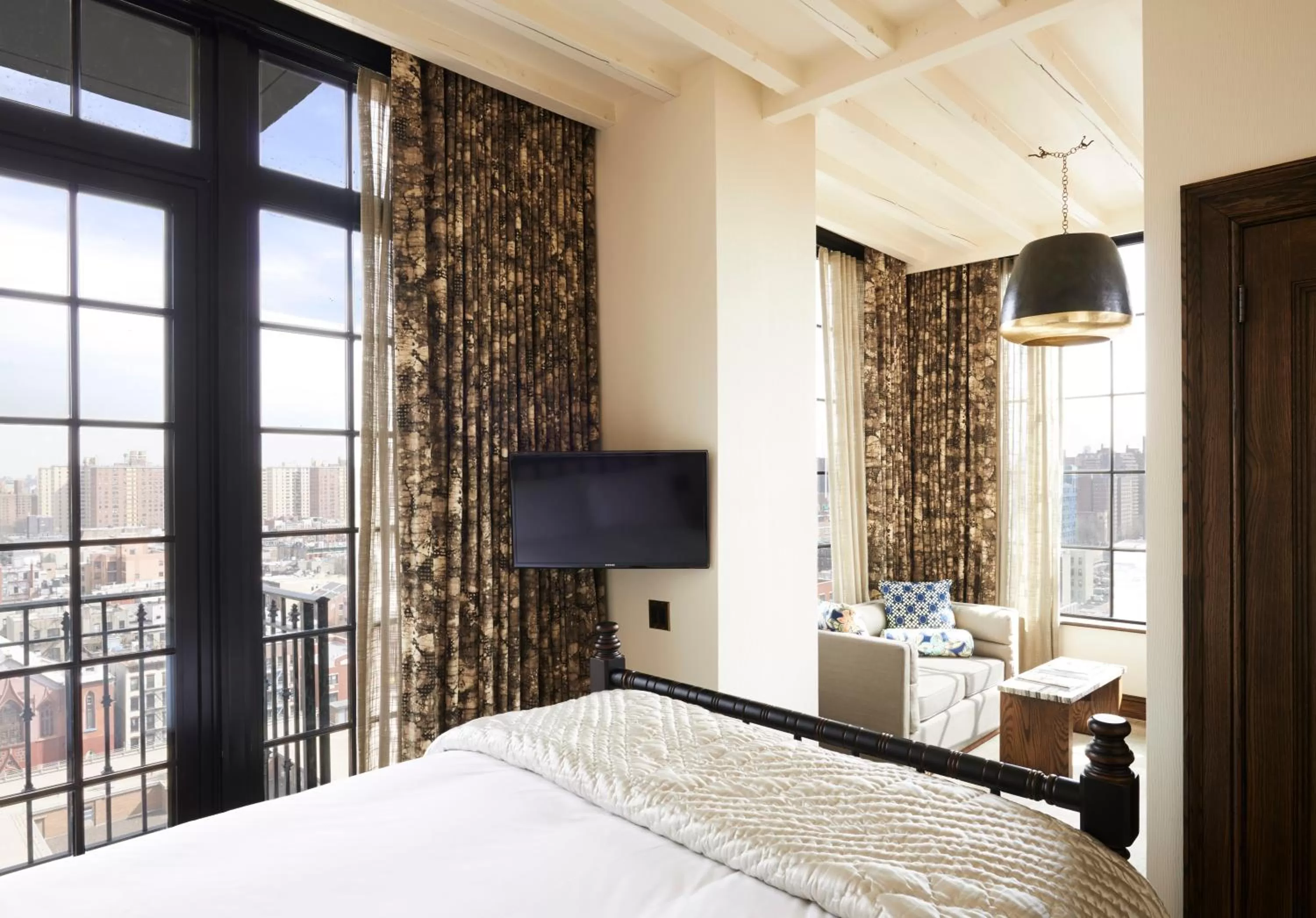 Bed in The Ludlow Hotel