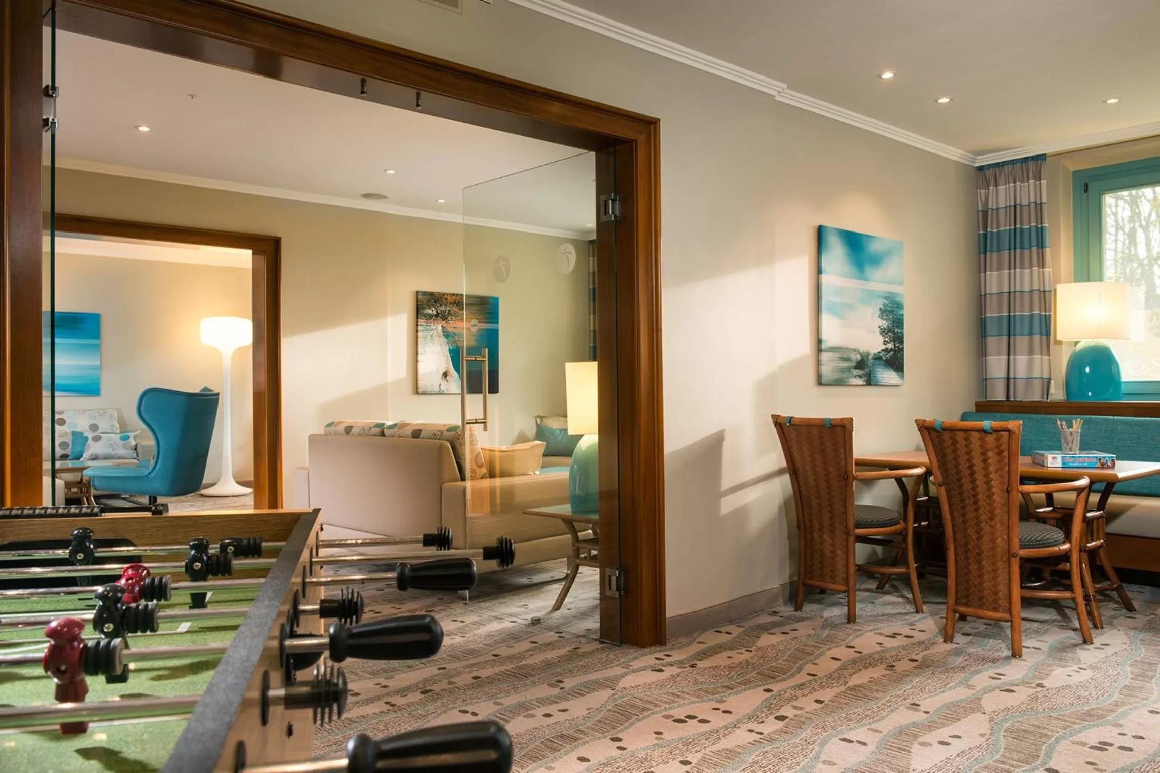 Communal lounge/ TV room in Hotel Bernstein Prerow