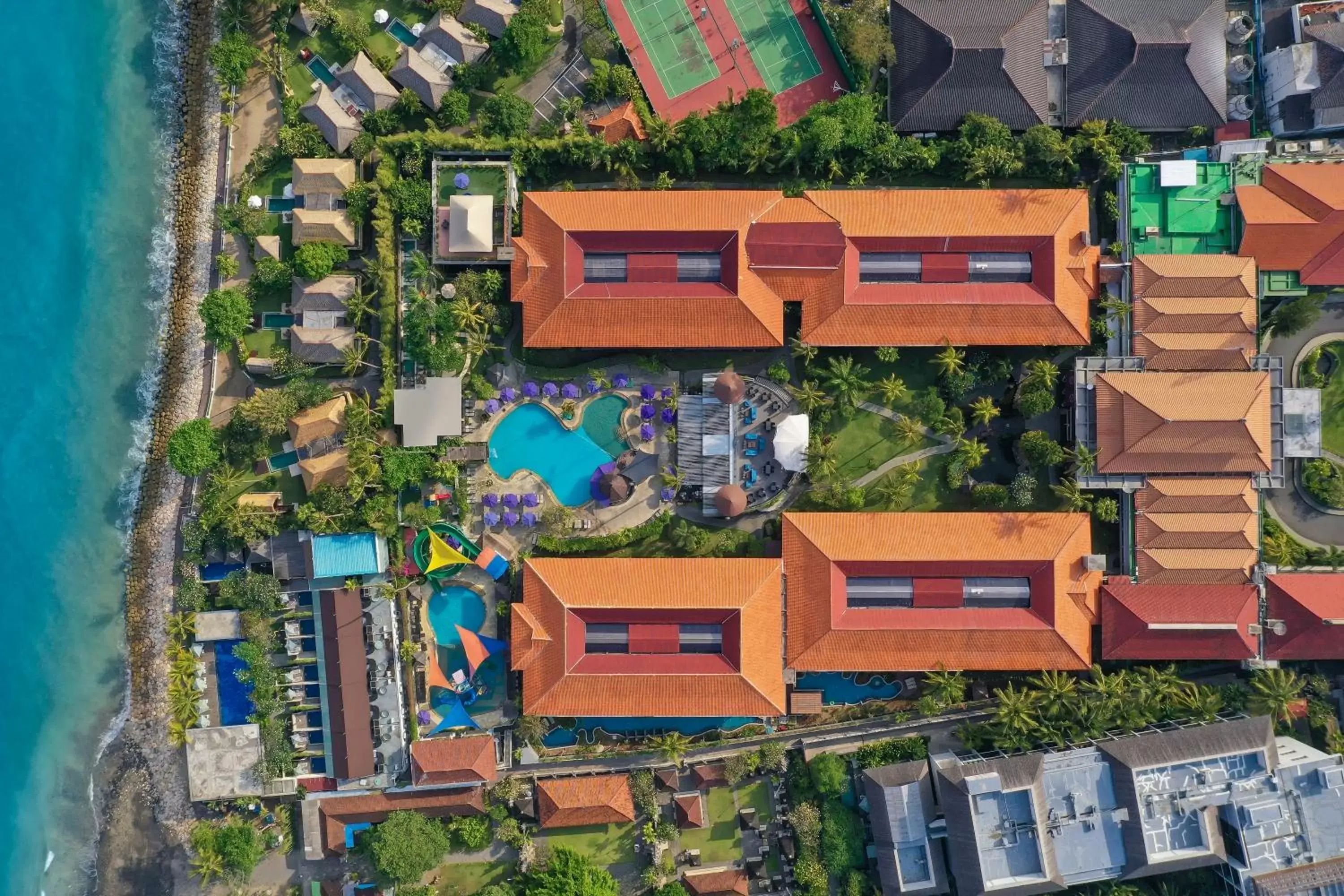 Bird's eye view, Bird's-eye View in Bali Dynasty Resort