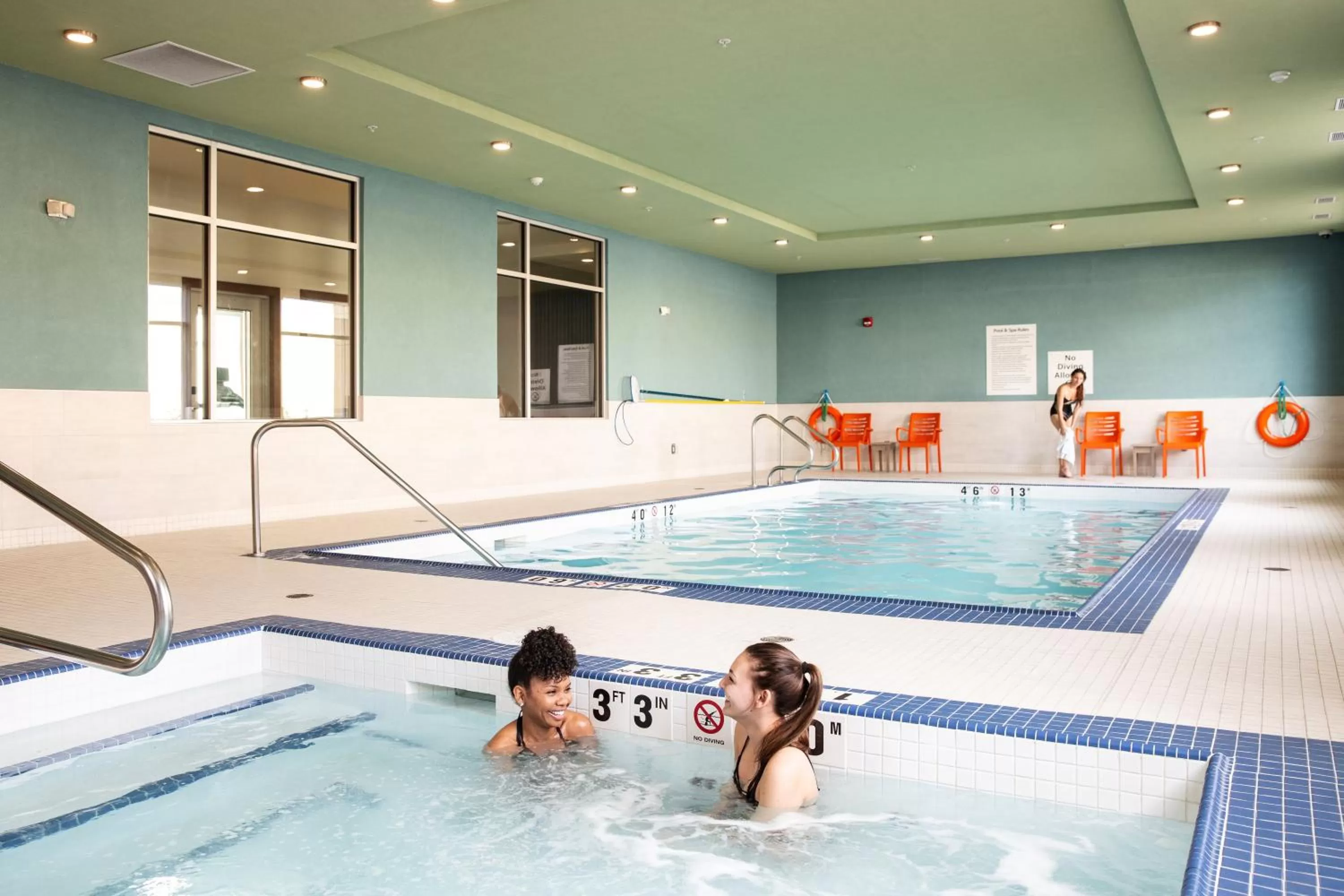 Swimming pool in Holiday Inn Express & Suites - West Edmonton-Mall Area by IHG