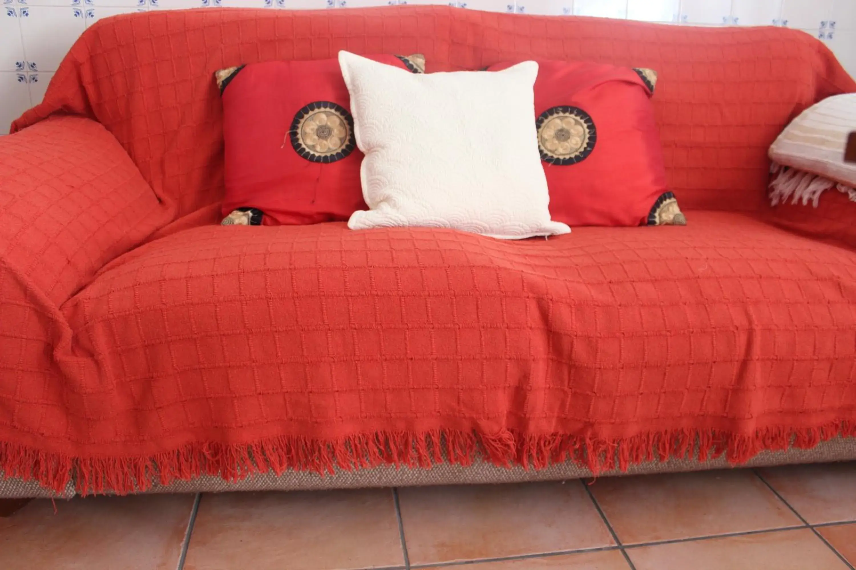 Living room, Bed in Ericeira Chill Hill Hostel & Private Rooms - Peach Garden