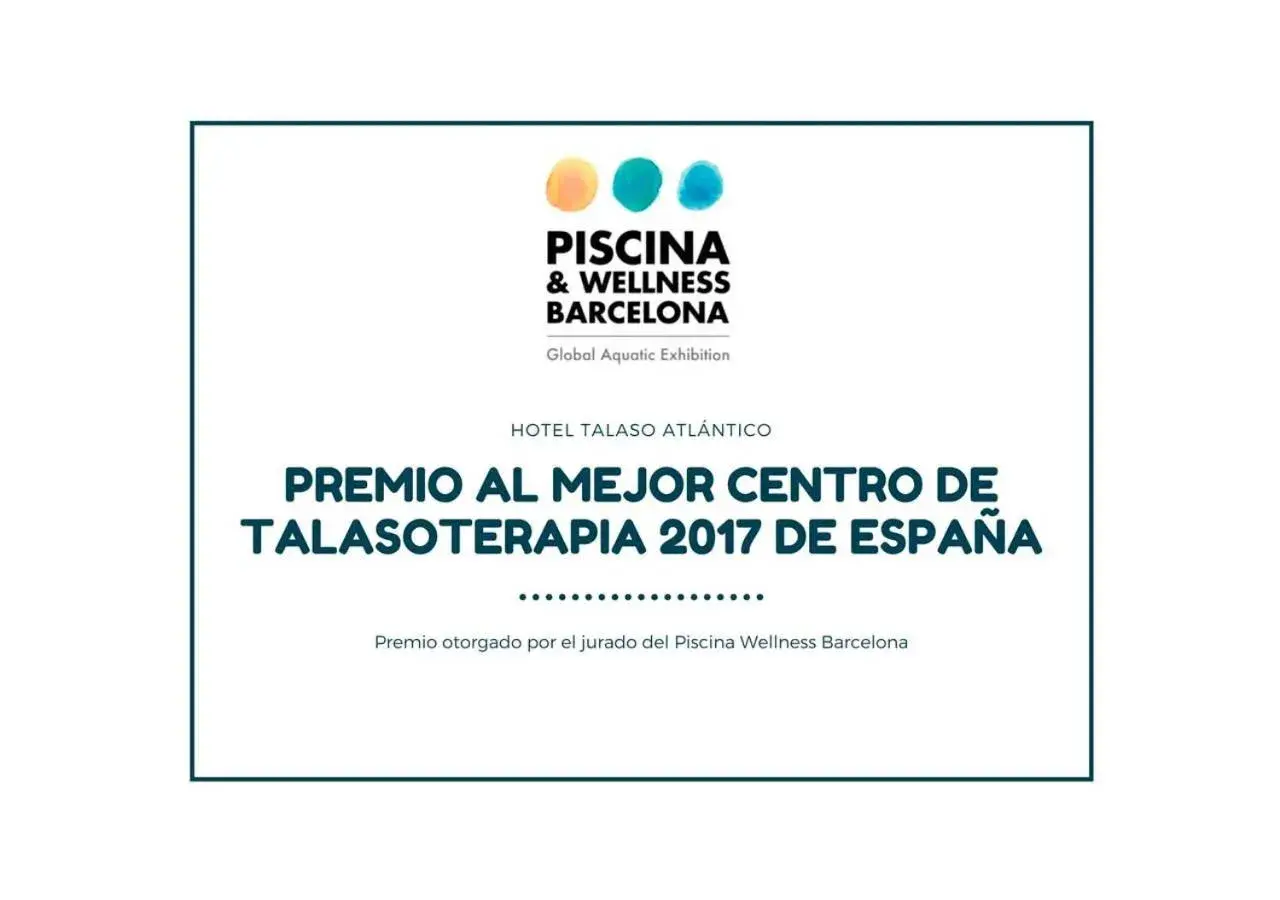 Certificate/Award in Talaso Atlántico