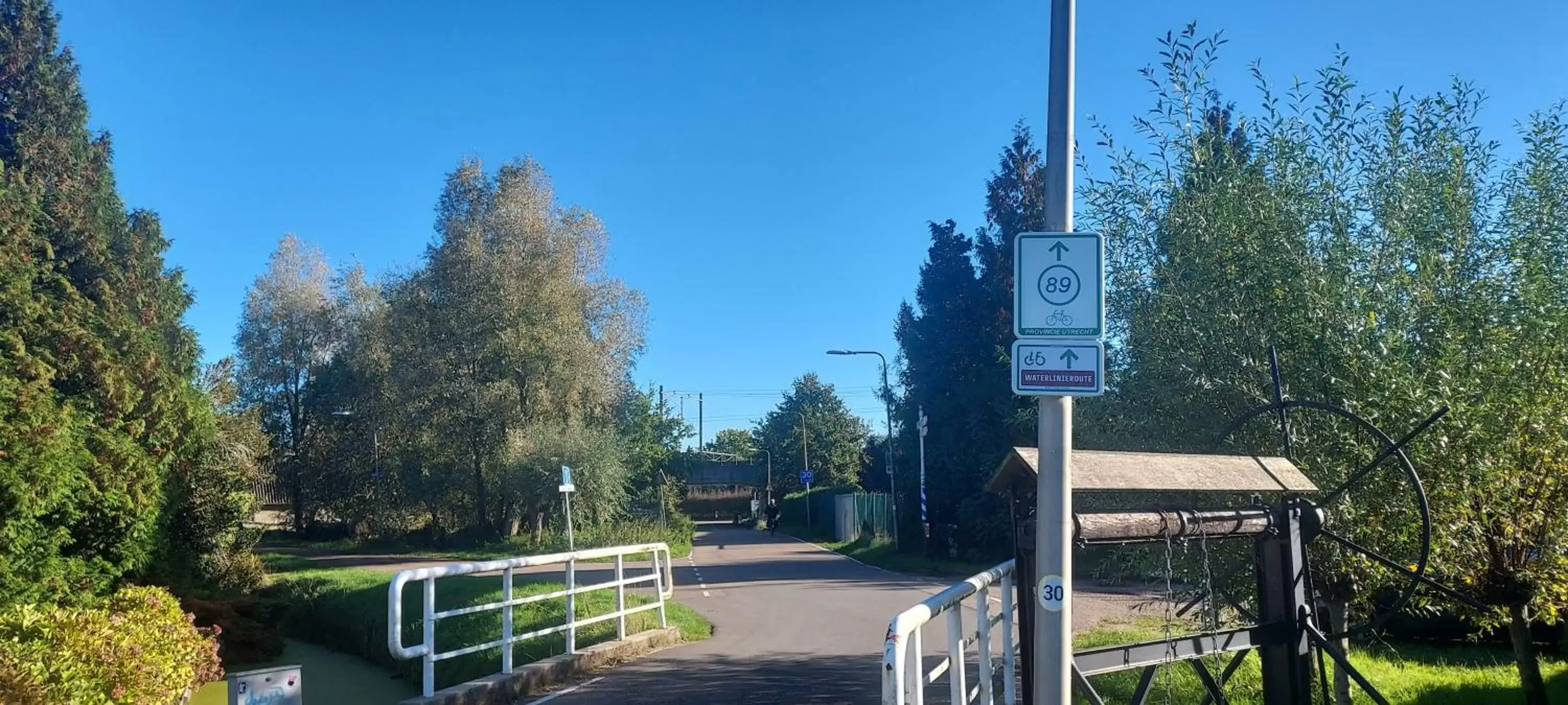 Quiet street view in B en B Sluisje 1818