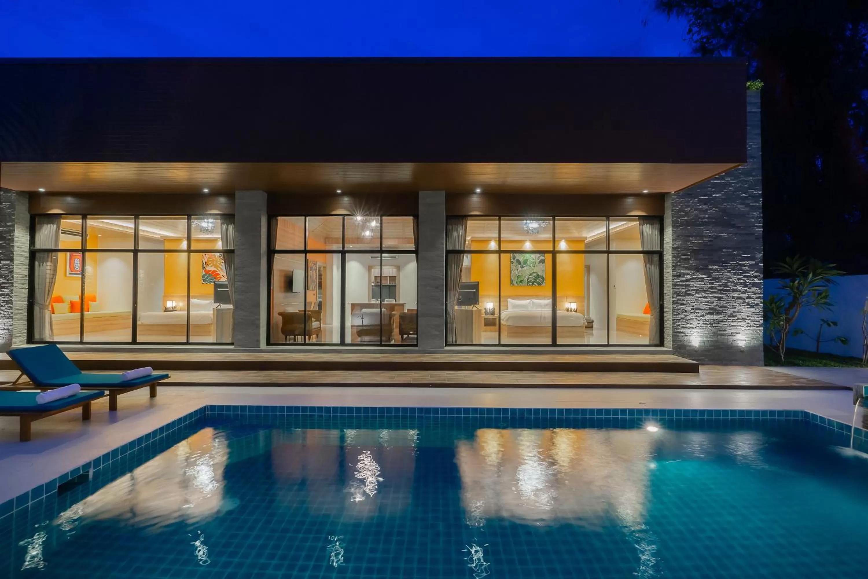 Pool view in Dhevan Dara Resort & Spa Hua Hin - Pool Villa