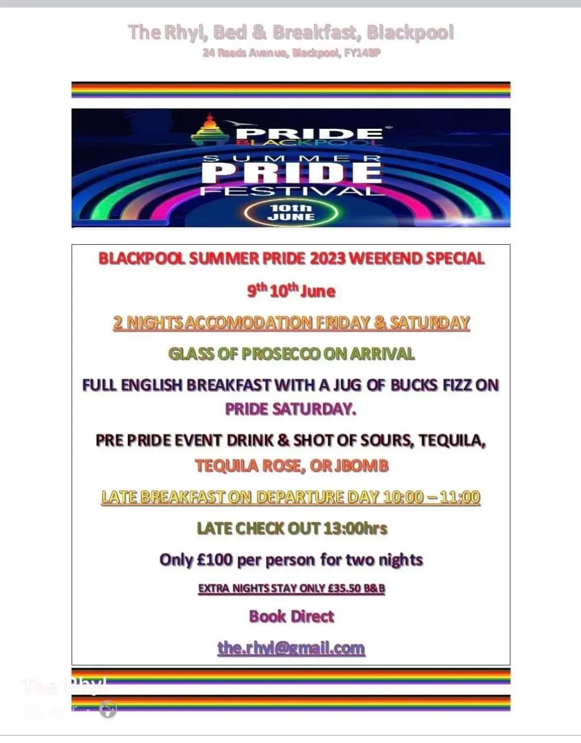 Triple Room with Private Bathroom in The Rhyl. Blackpool Triple Room with Private Bathroom in The Rhyl. Blackpool