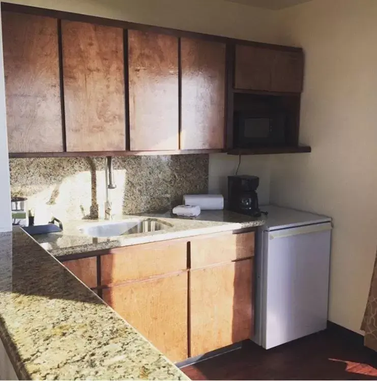 Kitchen/Kitchenette in Dolphin Cove Motel