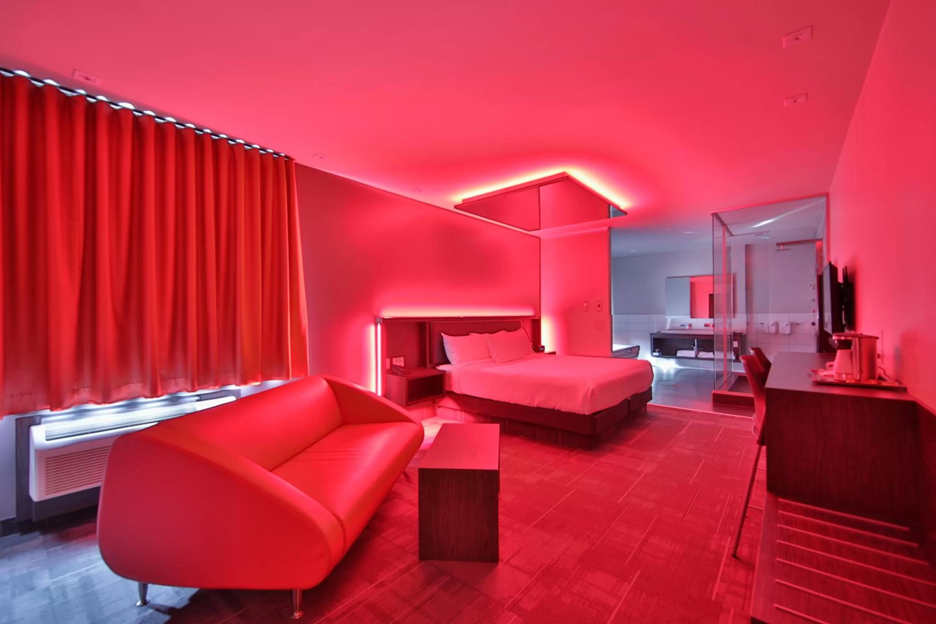 Bed in Hôtel Ô Laval