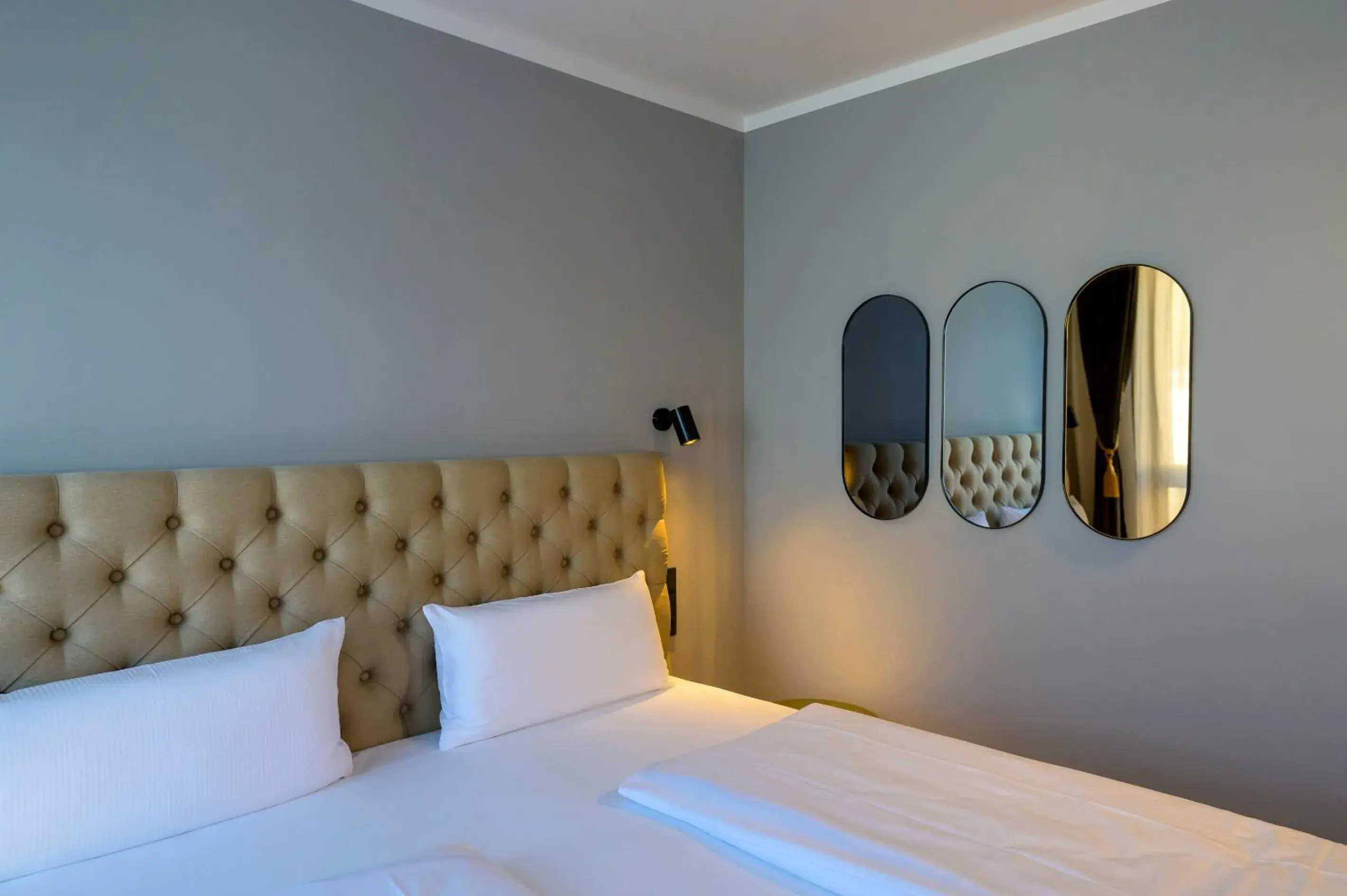 Bed in Nikii City Hotel