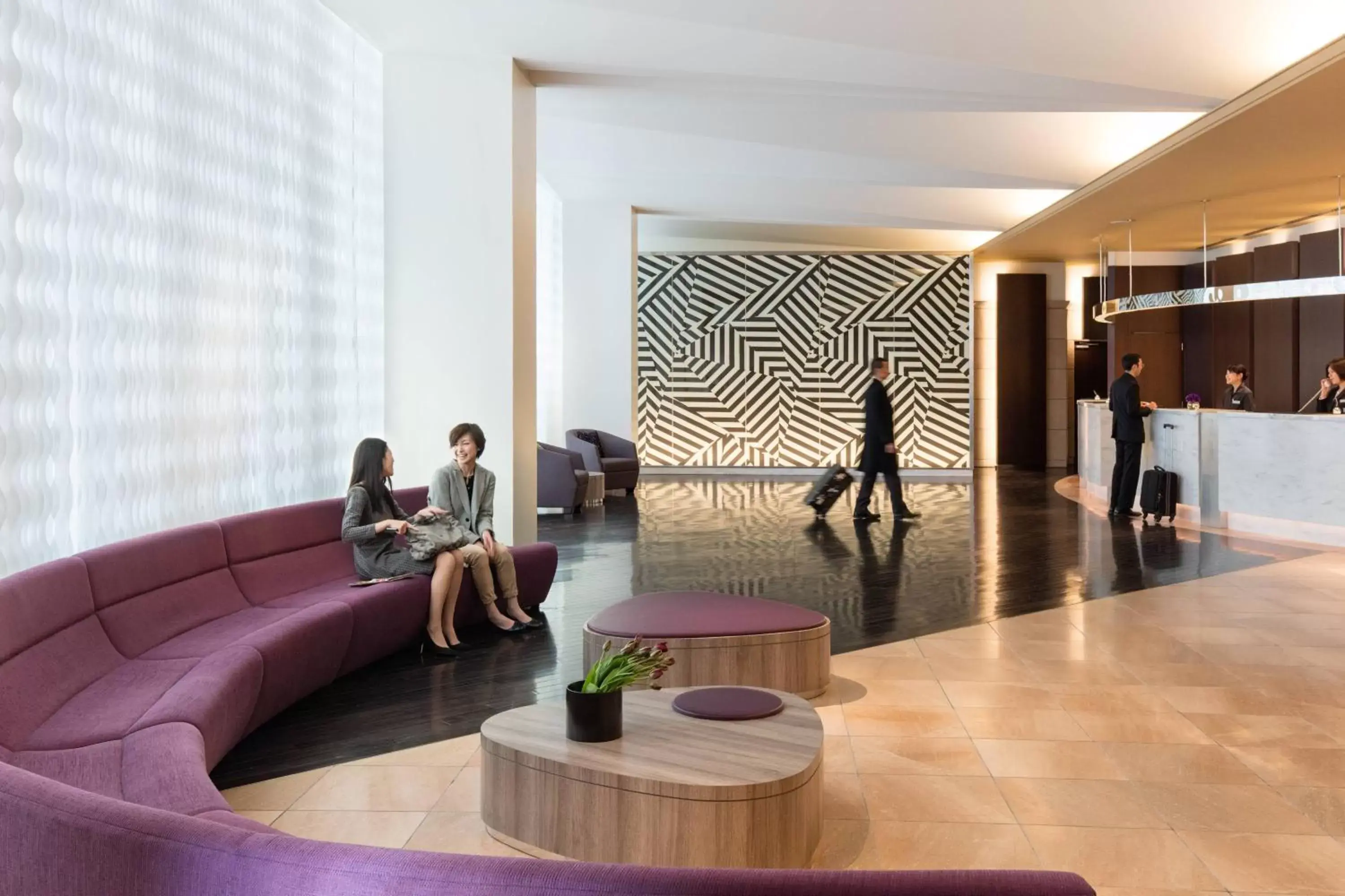 Lobby or reception in Courtyard by Marriott Shin-Osaka Station