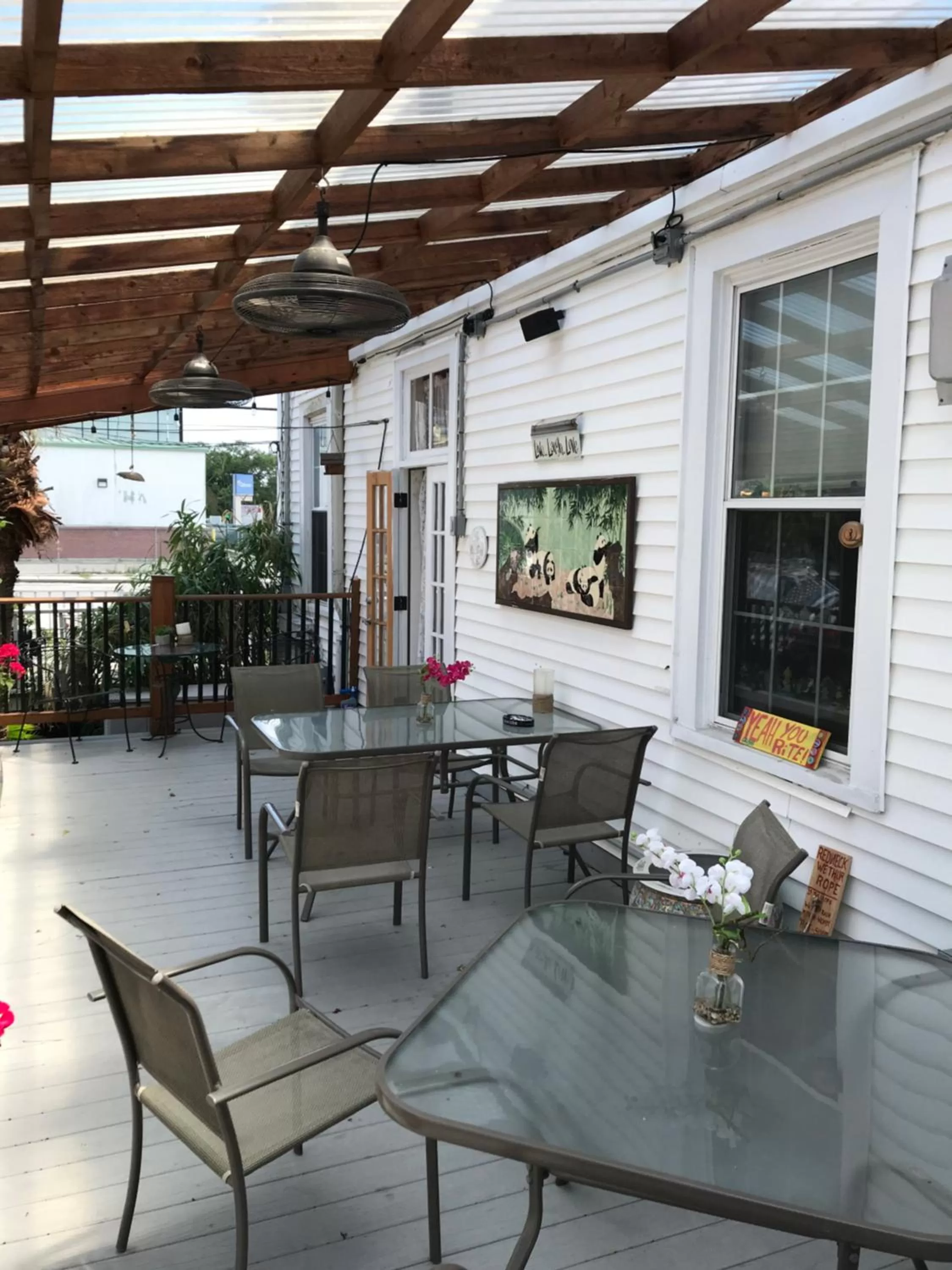 Balcony/Terrace, Restaurant/Places to Eat in Rose Manor Bed & Breakfast