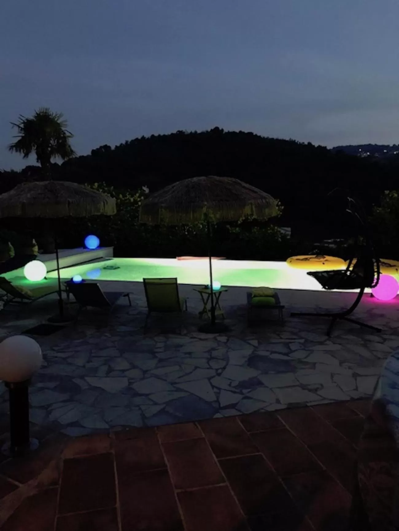 Patio in villa santa rita