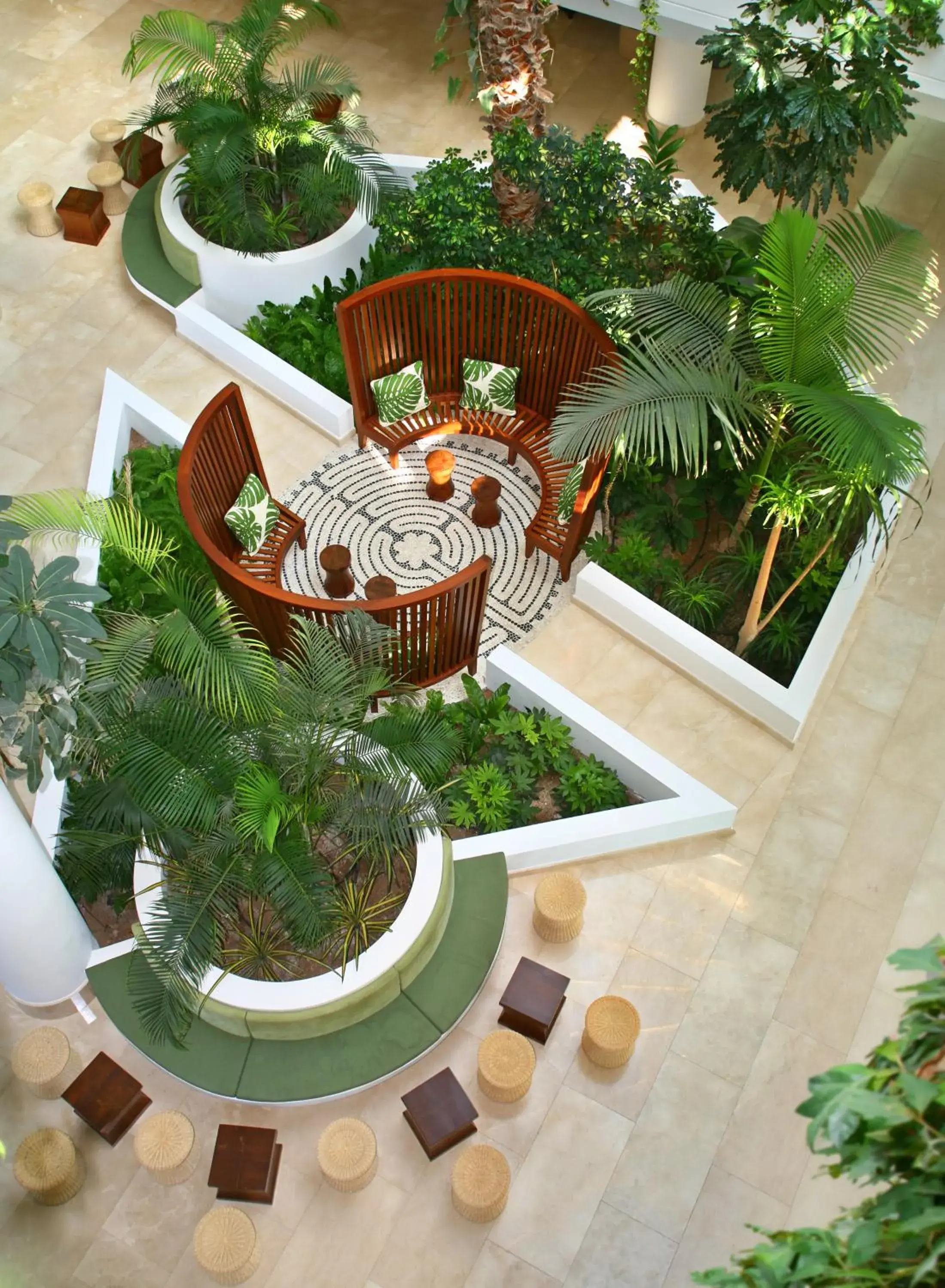 Lobby or reception, Bird's-eye View in Azia Resort & Spa