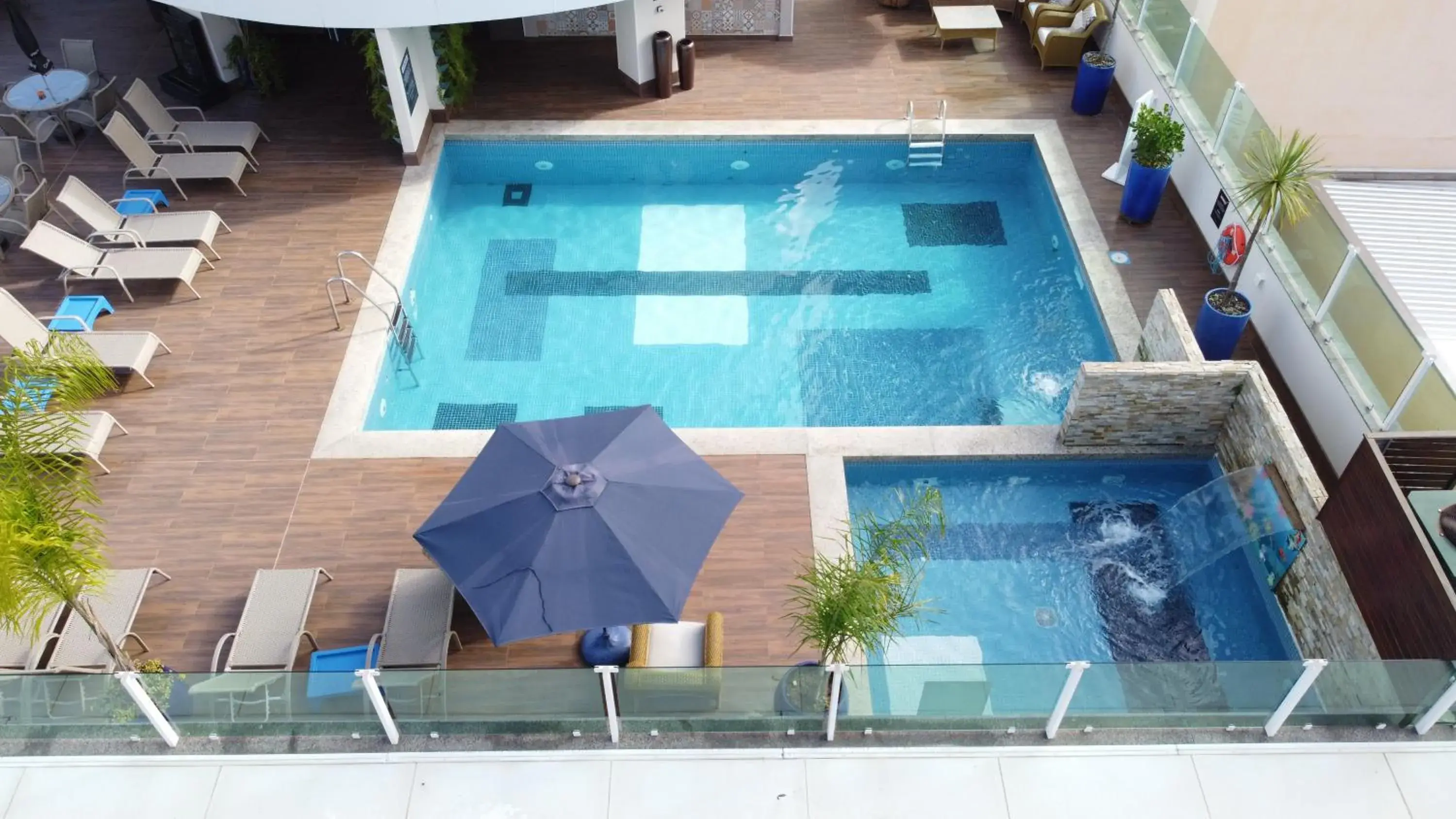 Swimming pool, Pool View in Sibara Flat Hotel & Convencoes