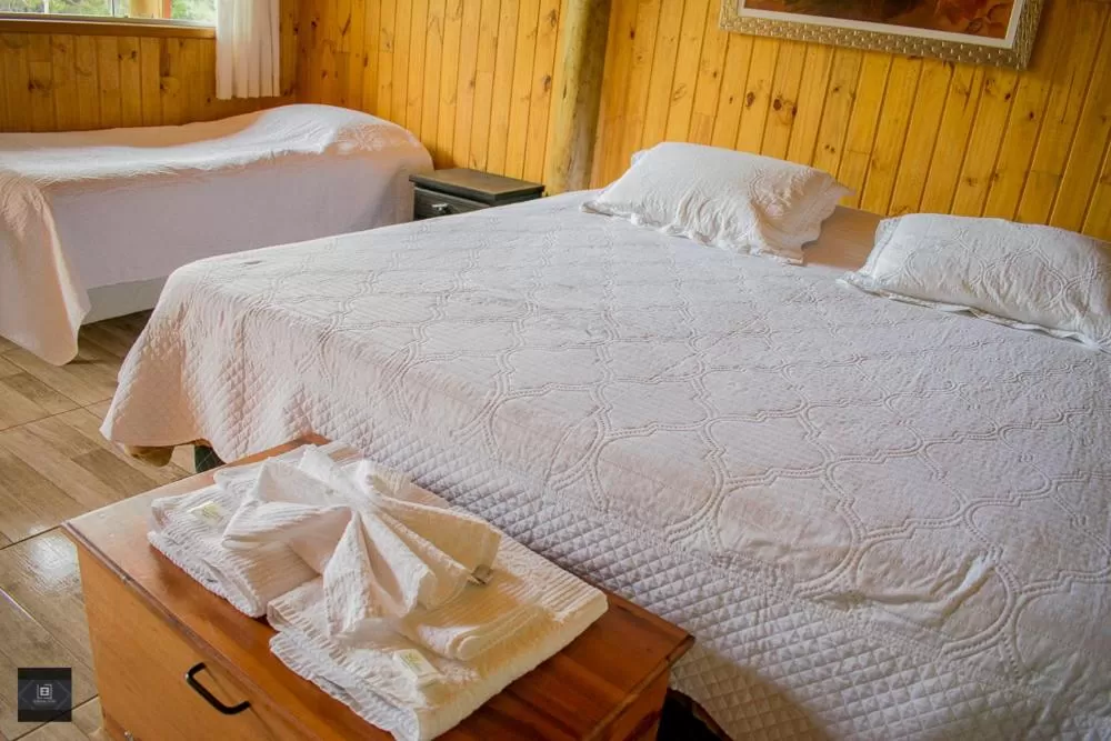 Bed in Pousada São Miguel