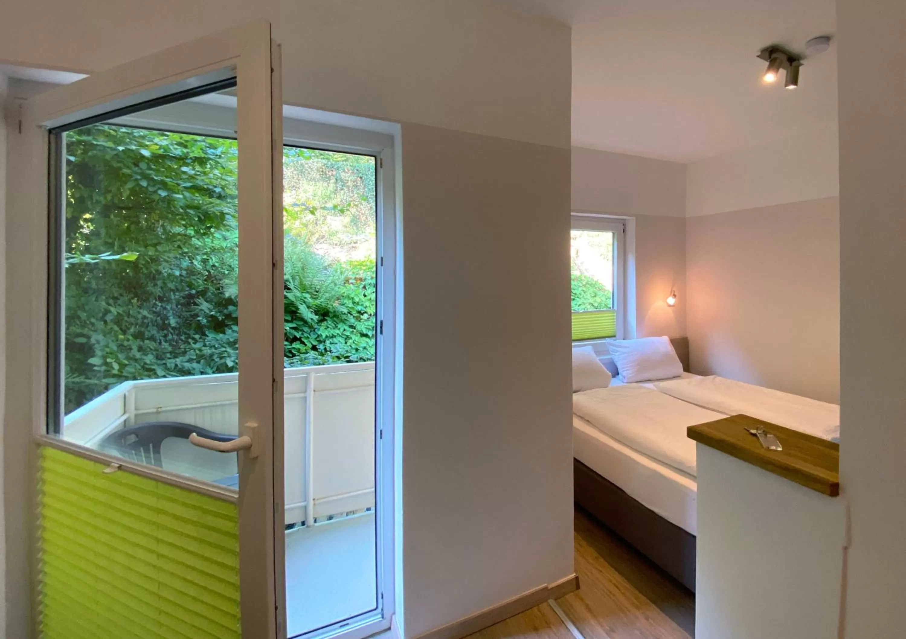 Balcony/Terrace, Bed in also-Hotel an der Hardt