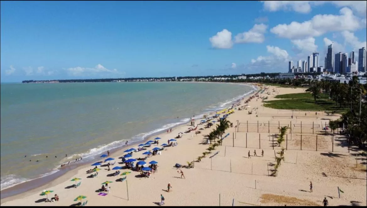 Natural landscape, Beach in Flat beira mar Tambaú