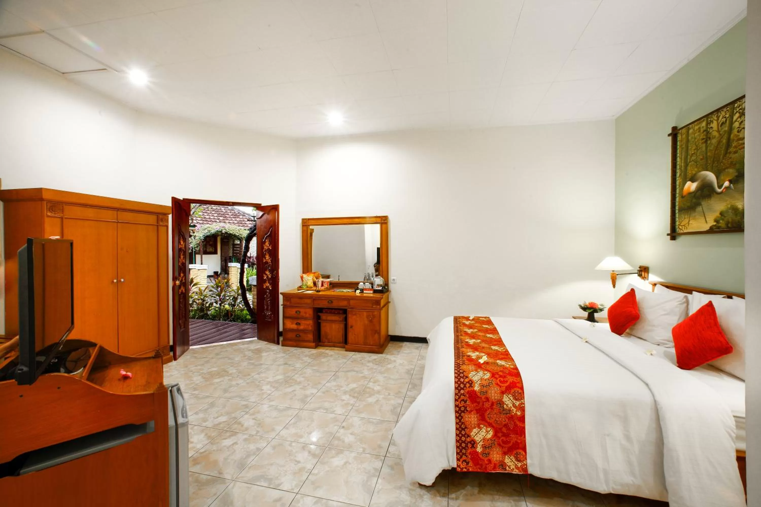 Property building, Bed in Bali Taman Beach Resort & Spa Lovina