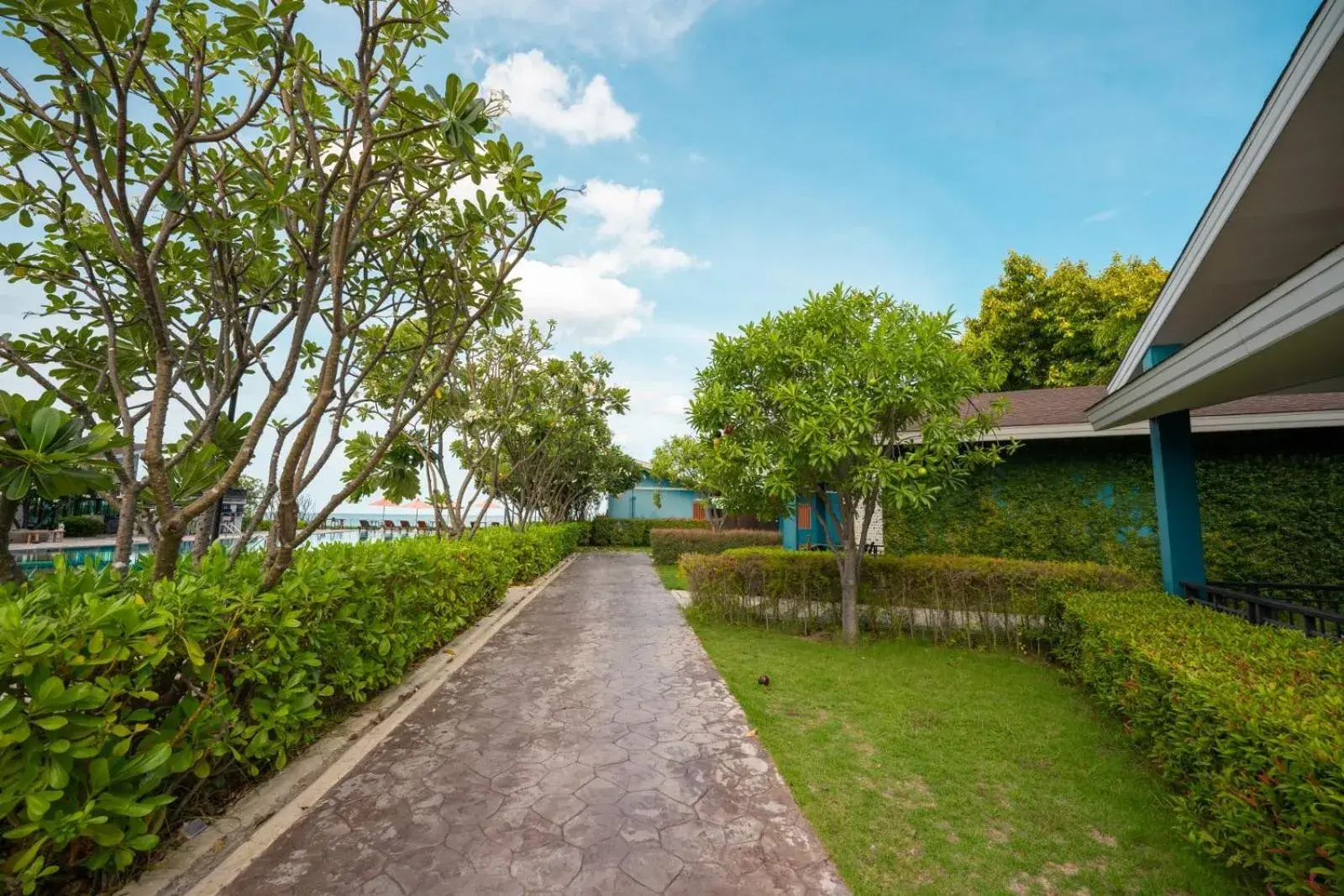 Property building, Garden in Coral Tree Villa Huahin