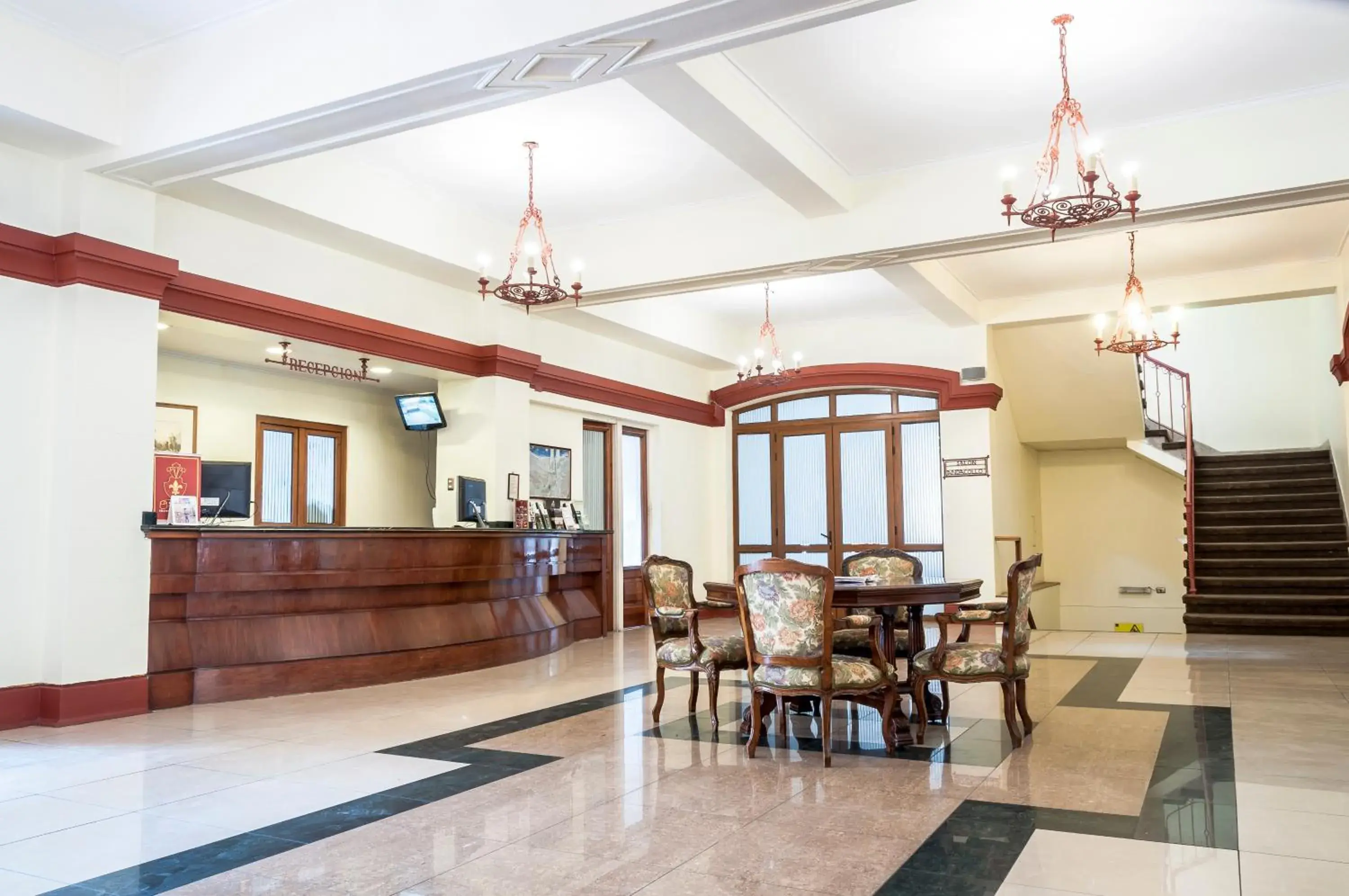 Lobby or reception in Hotel Francisco De Aguirre