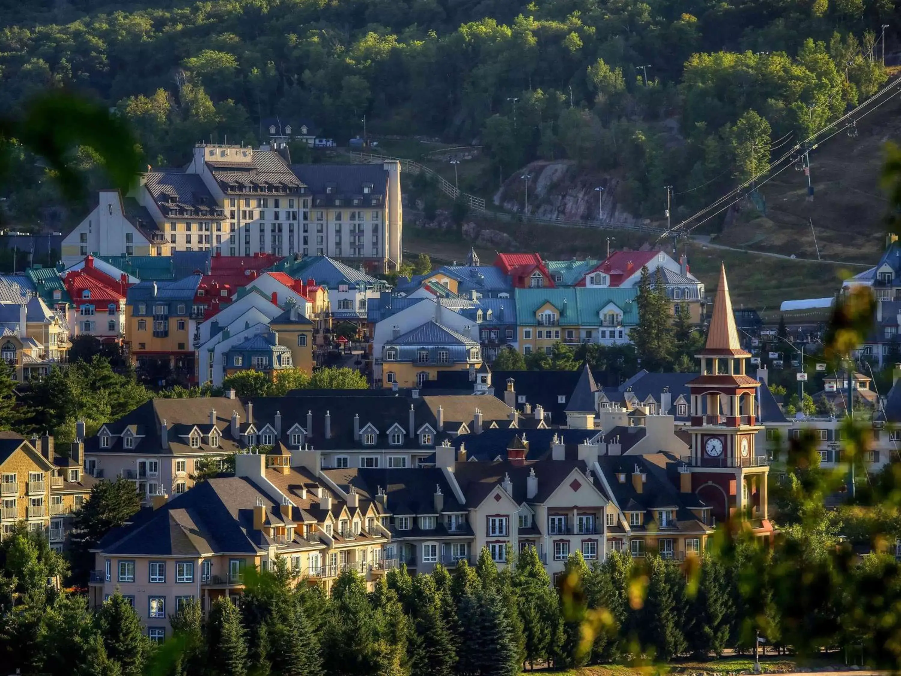 Property building, Bird's-eye View in Fairmont Tremblant