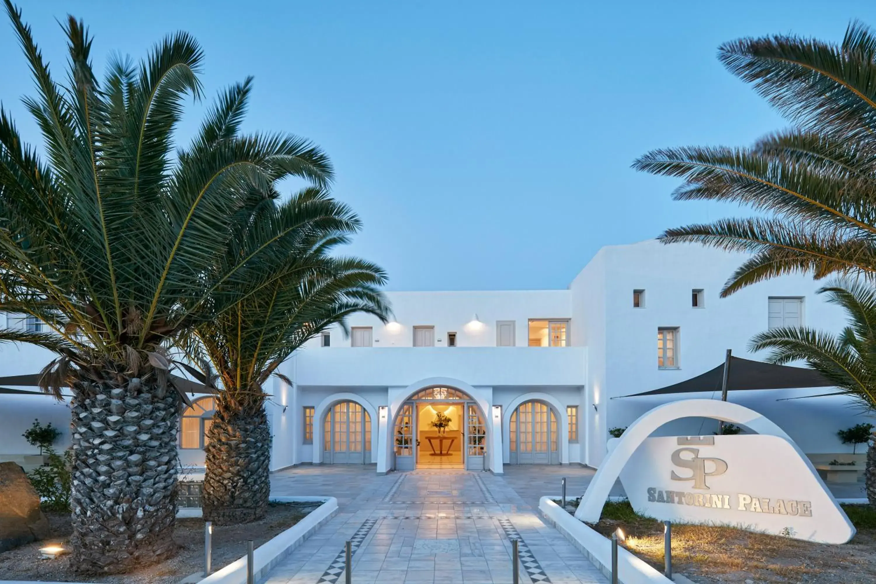 Property building in Santorini Palace