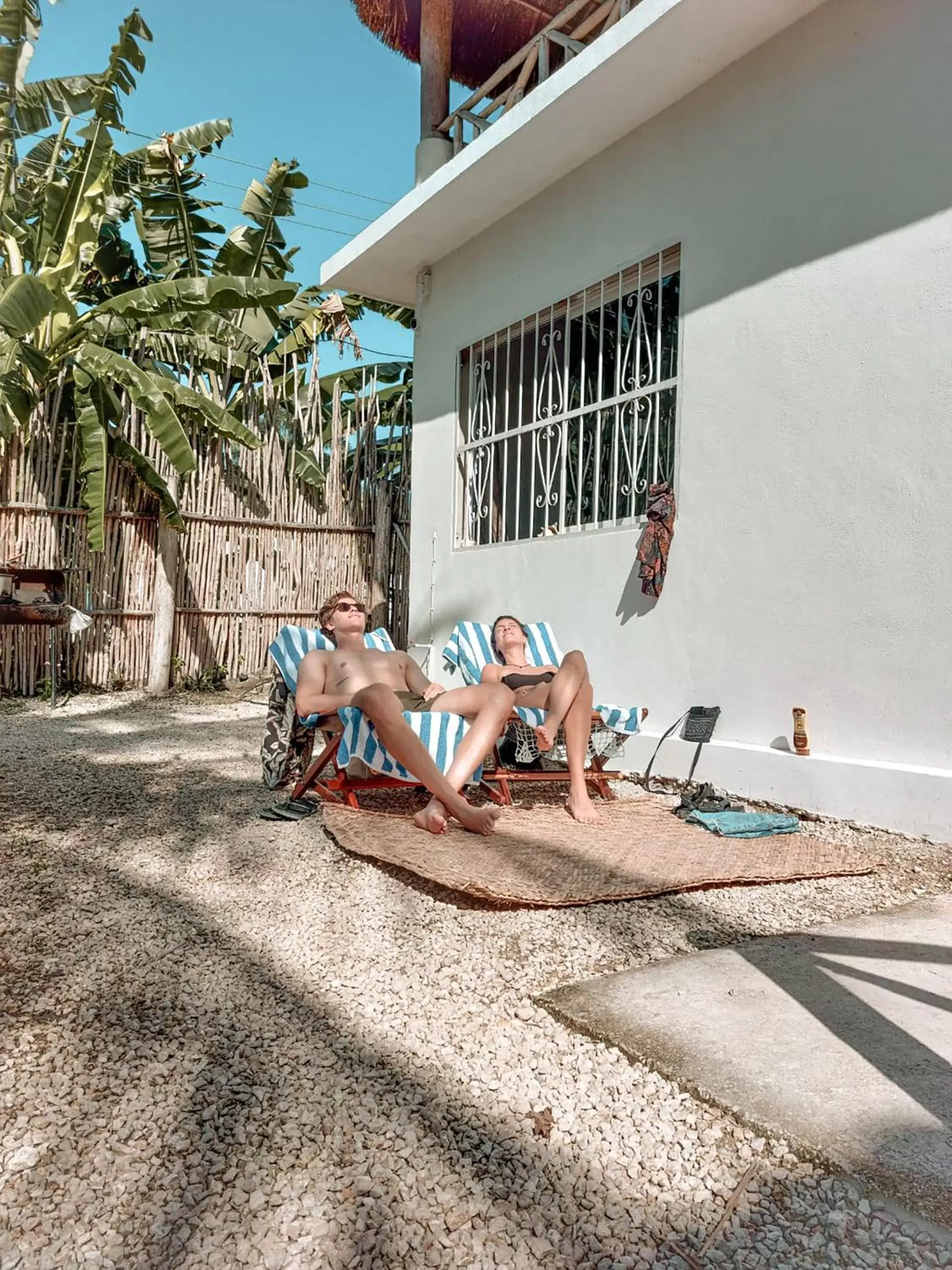 Swimming pool in Hotel Xa´an Bacalar