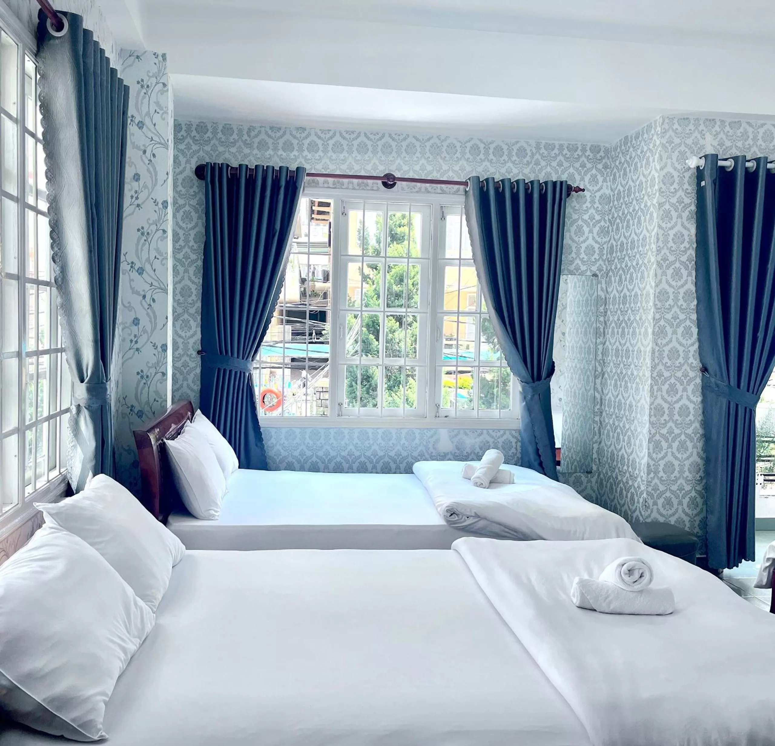 Natural landscape, Bed in Glory Gia Huy Hotel