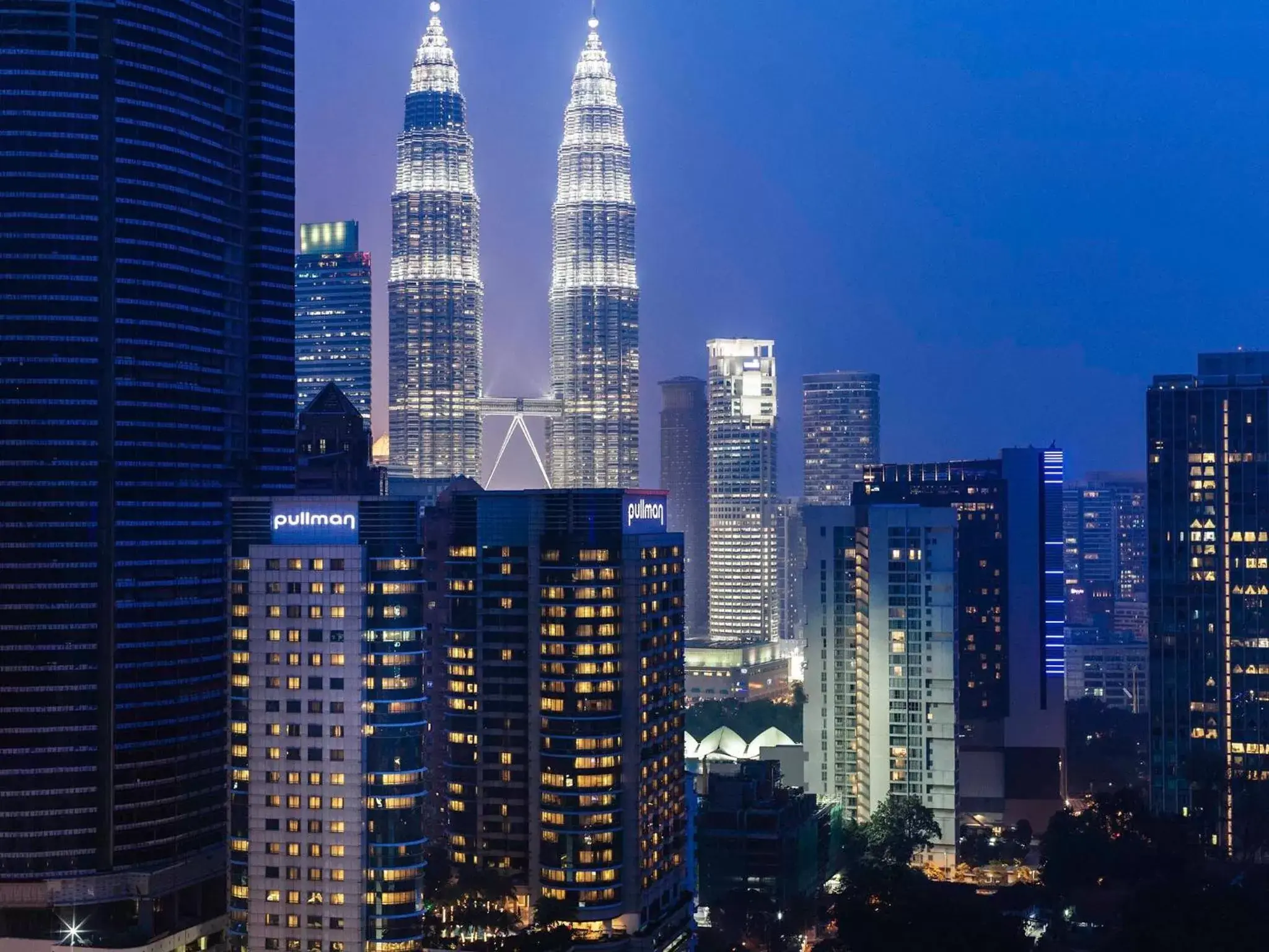 Night in Pullman Kuala Lumpur City Centre Hotel & Residences