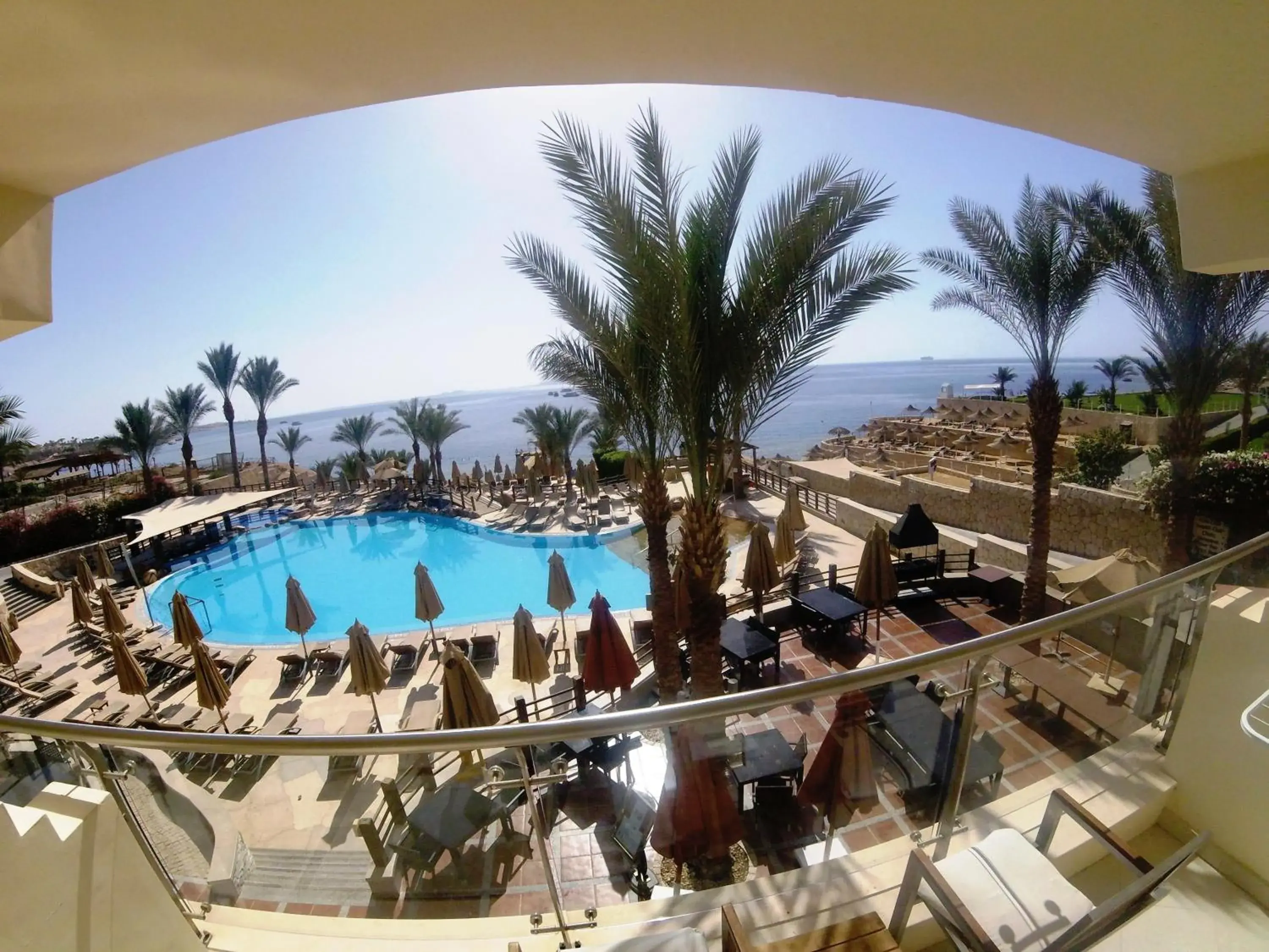 Balcony/Terrace, Pool View in Xperience Sea Breeze Resort