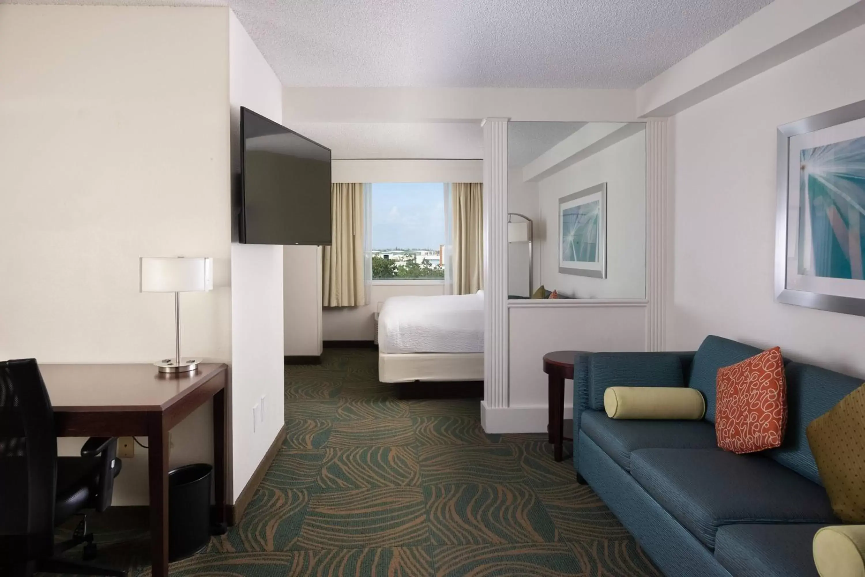 Photo of the whole room, Seating Area in SpringHill Suites Fort Lauderdale Airport
