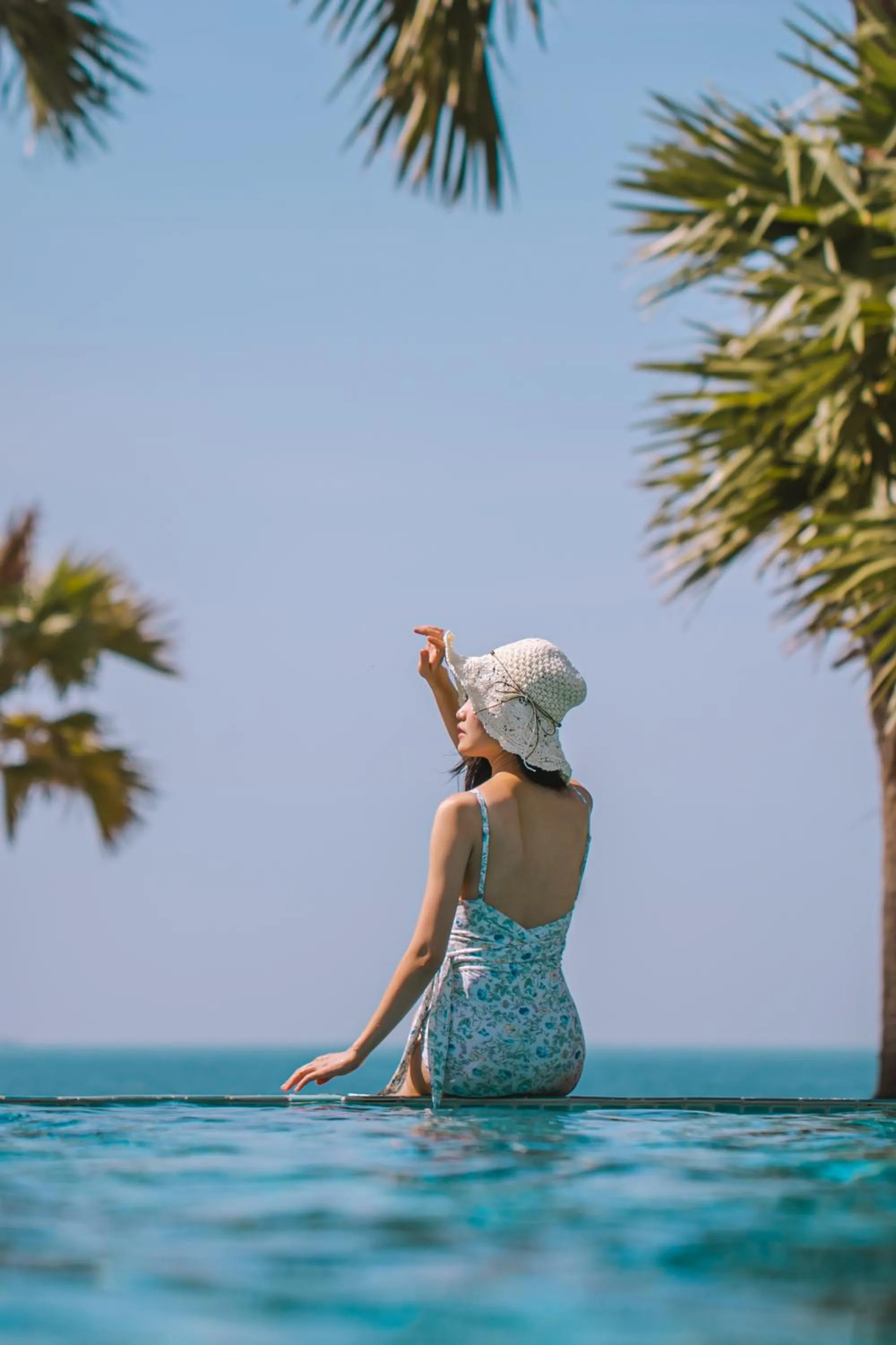 Swimming pool in Ravindra Beach Resort & Spa - SHA Extra Plus